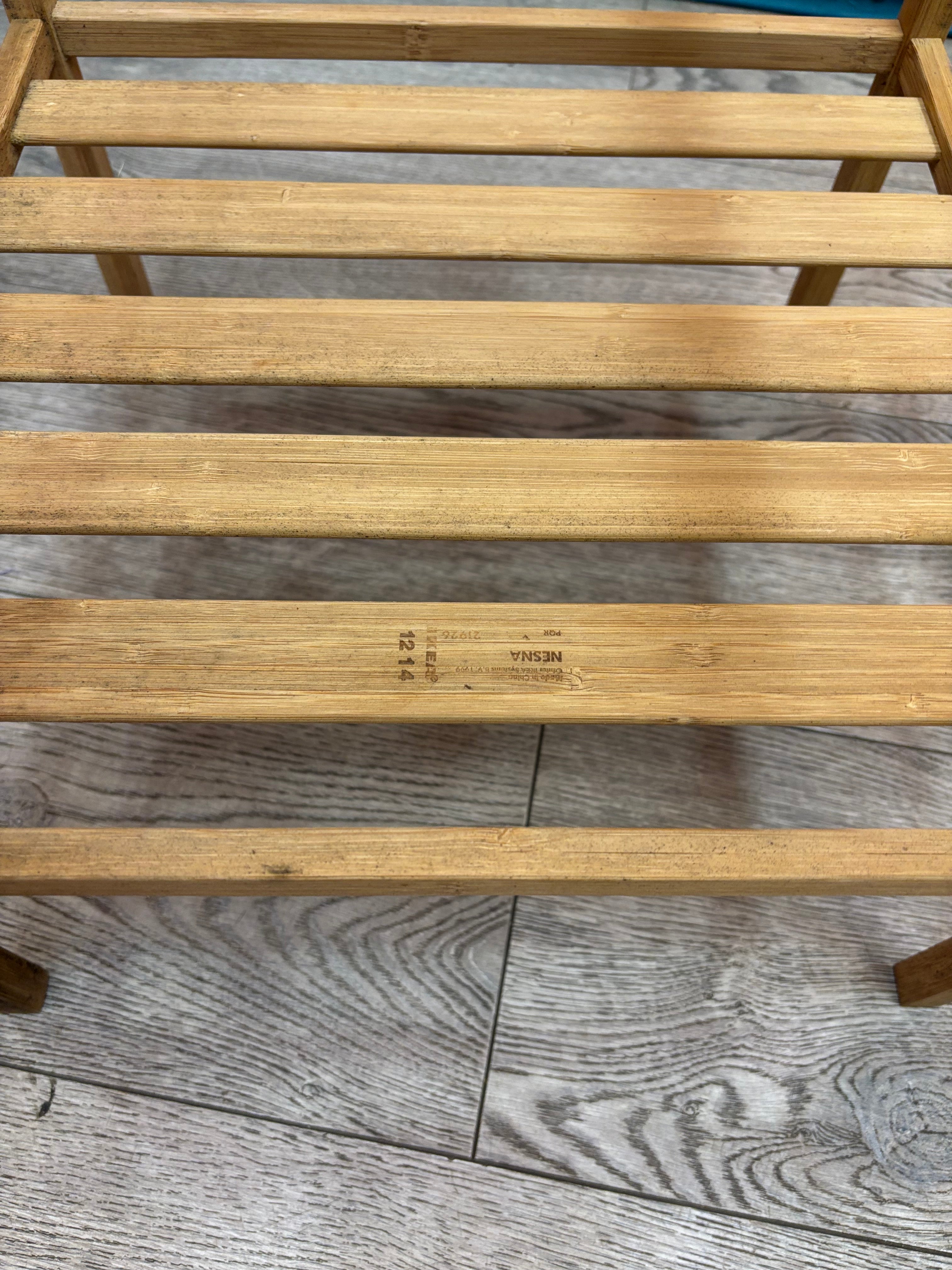 Wood & Glass Nightstand