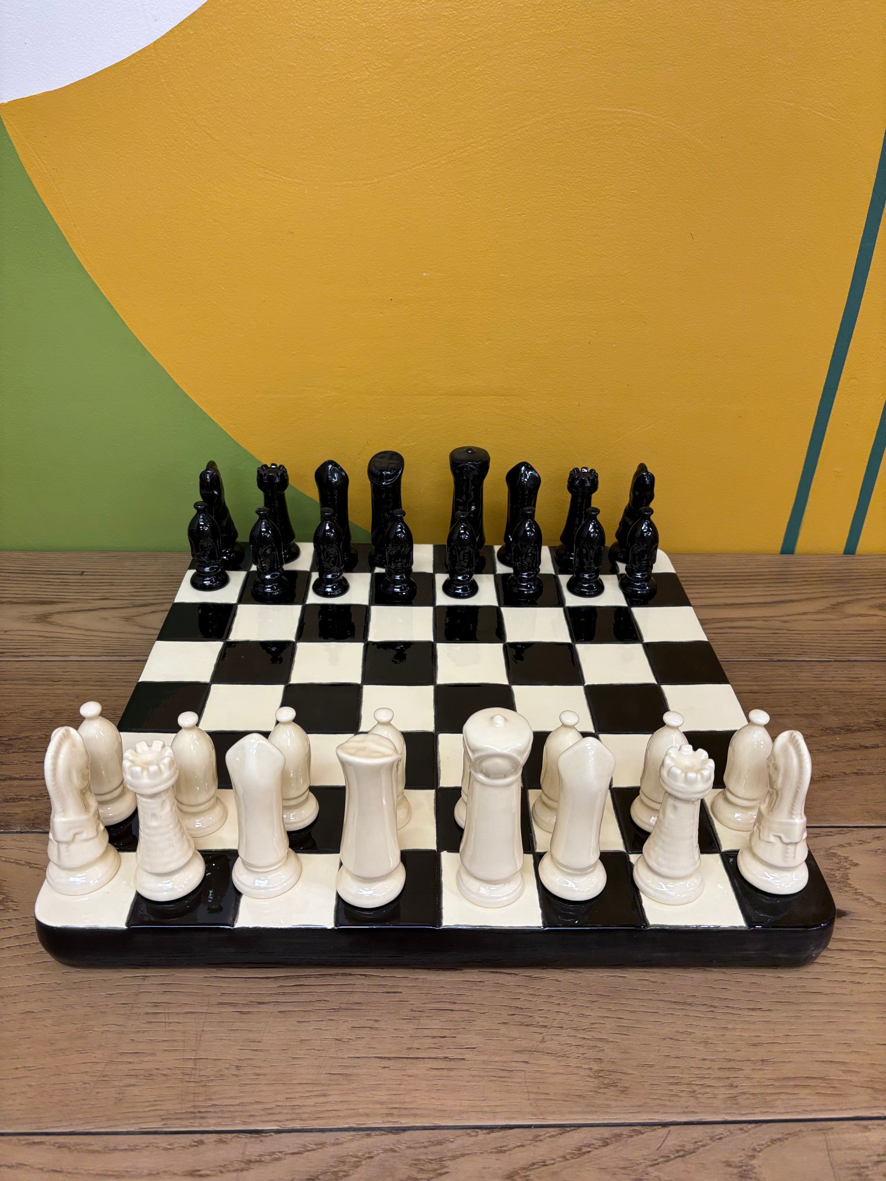 Large Ceramic Chess Board