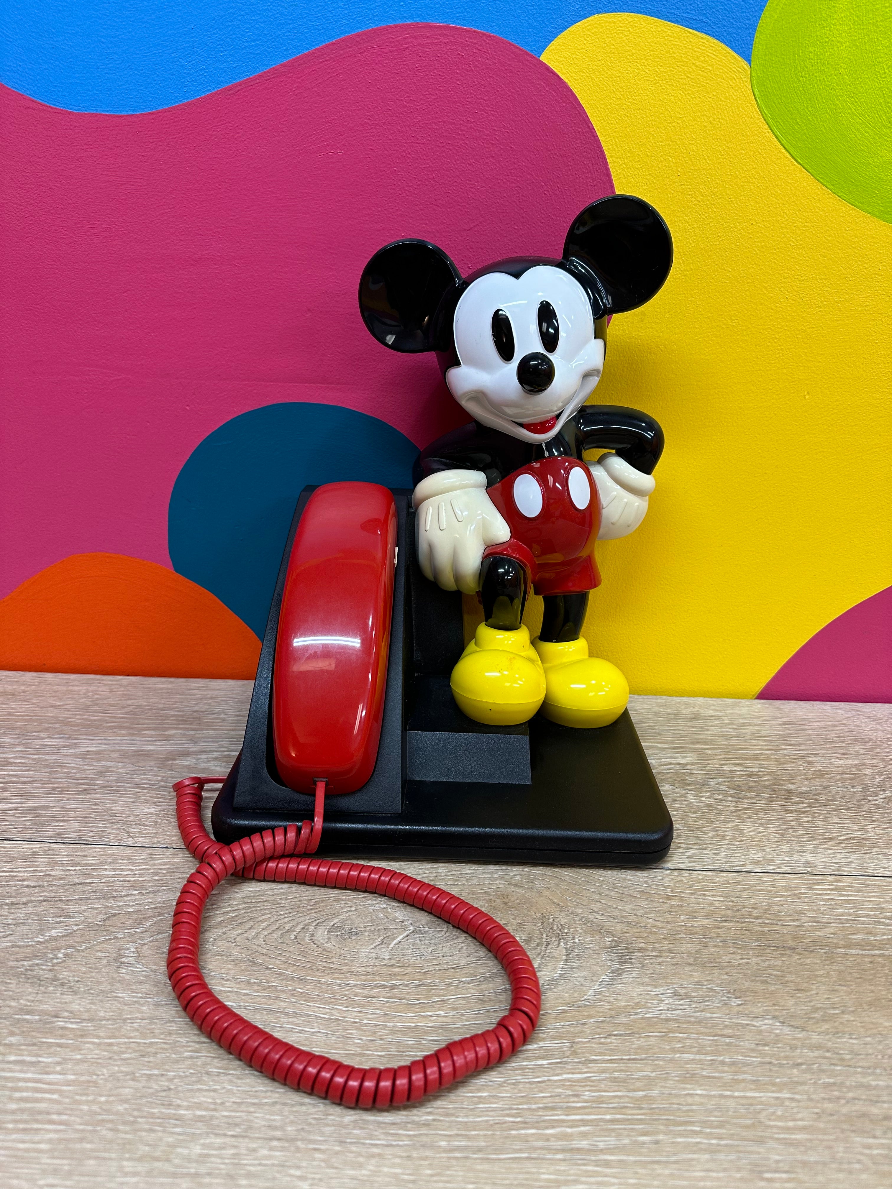 Mickey Mouse A&T Push Button Telephone