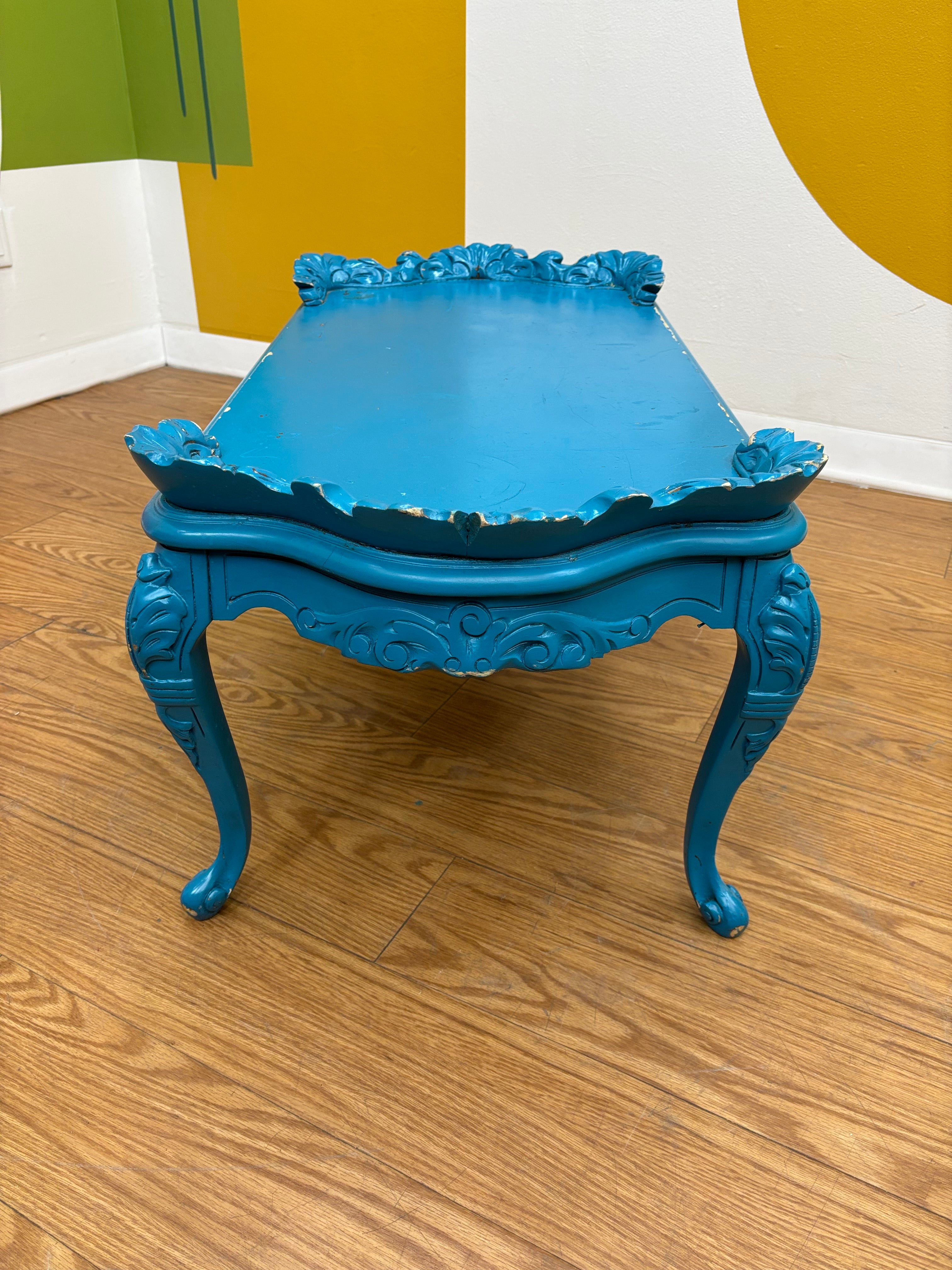 Blue Coffee Table