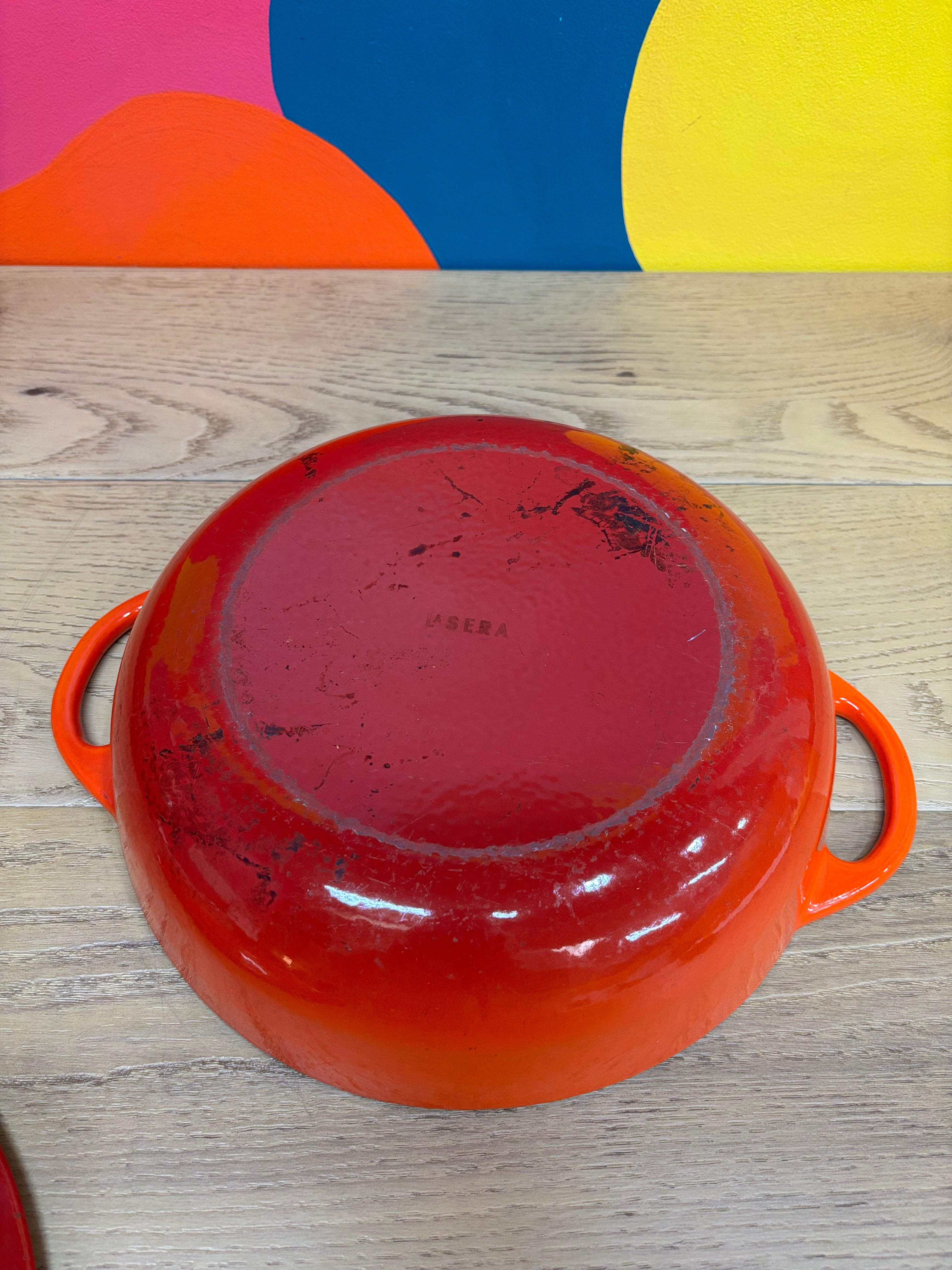 Orange La Sera Dutch Oven