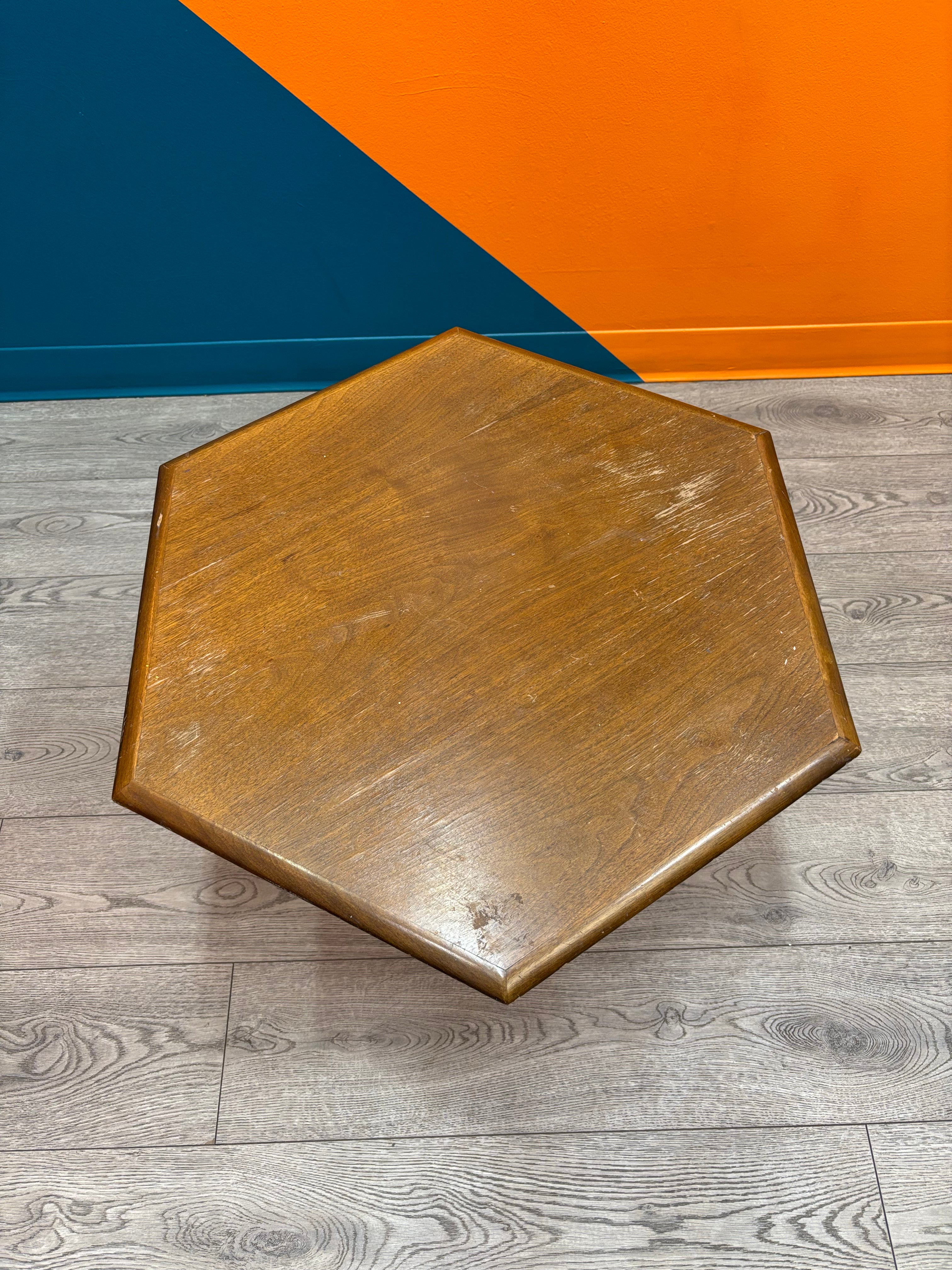 Hexagon Side Table