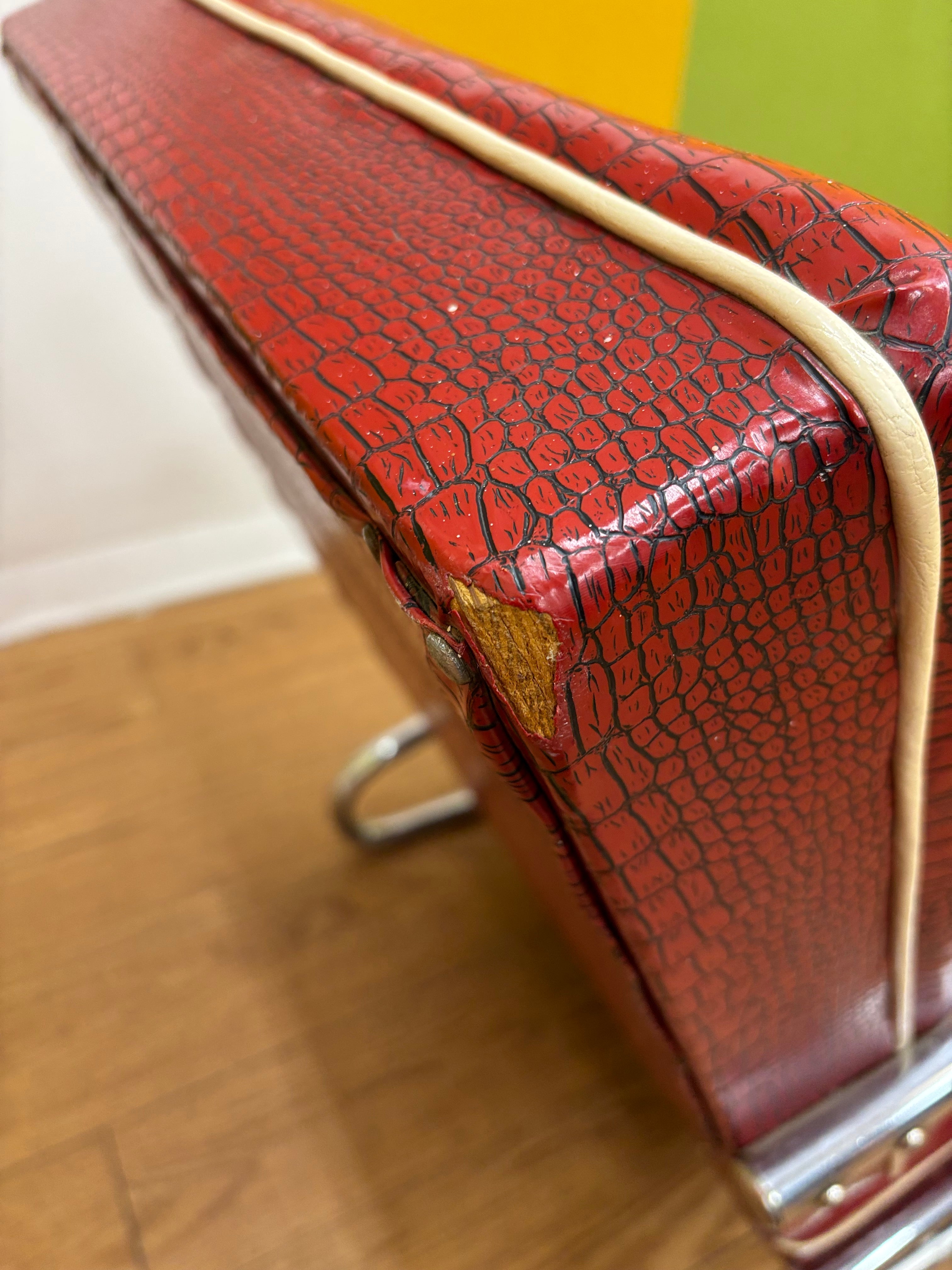 Red Lounger Chair