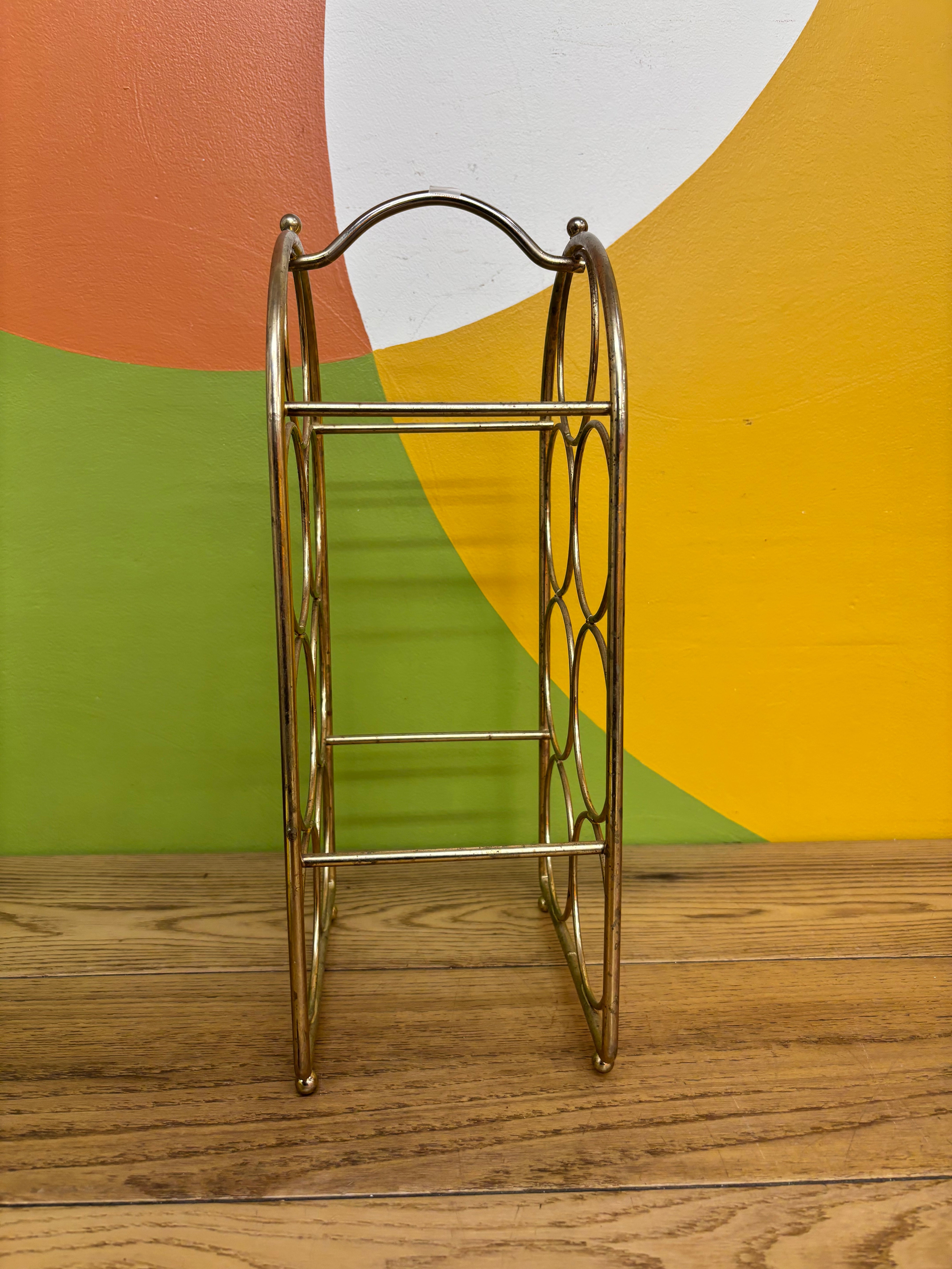 Metal Arched Wine Rack