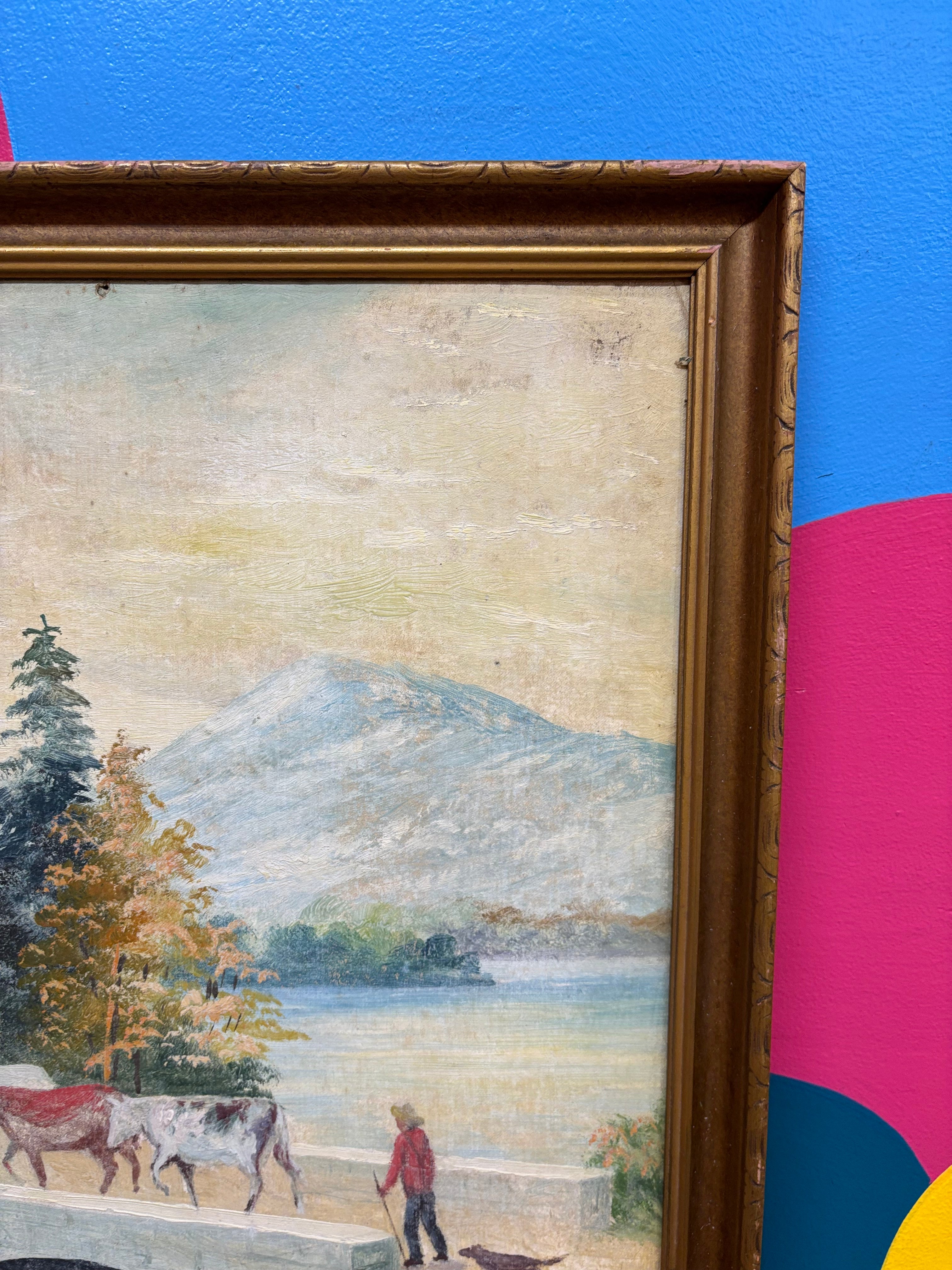 Framed Western Print