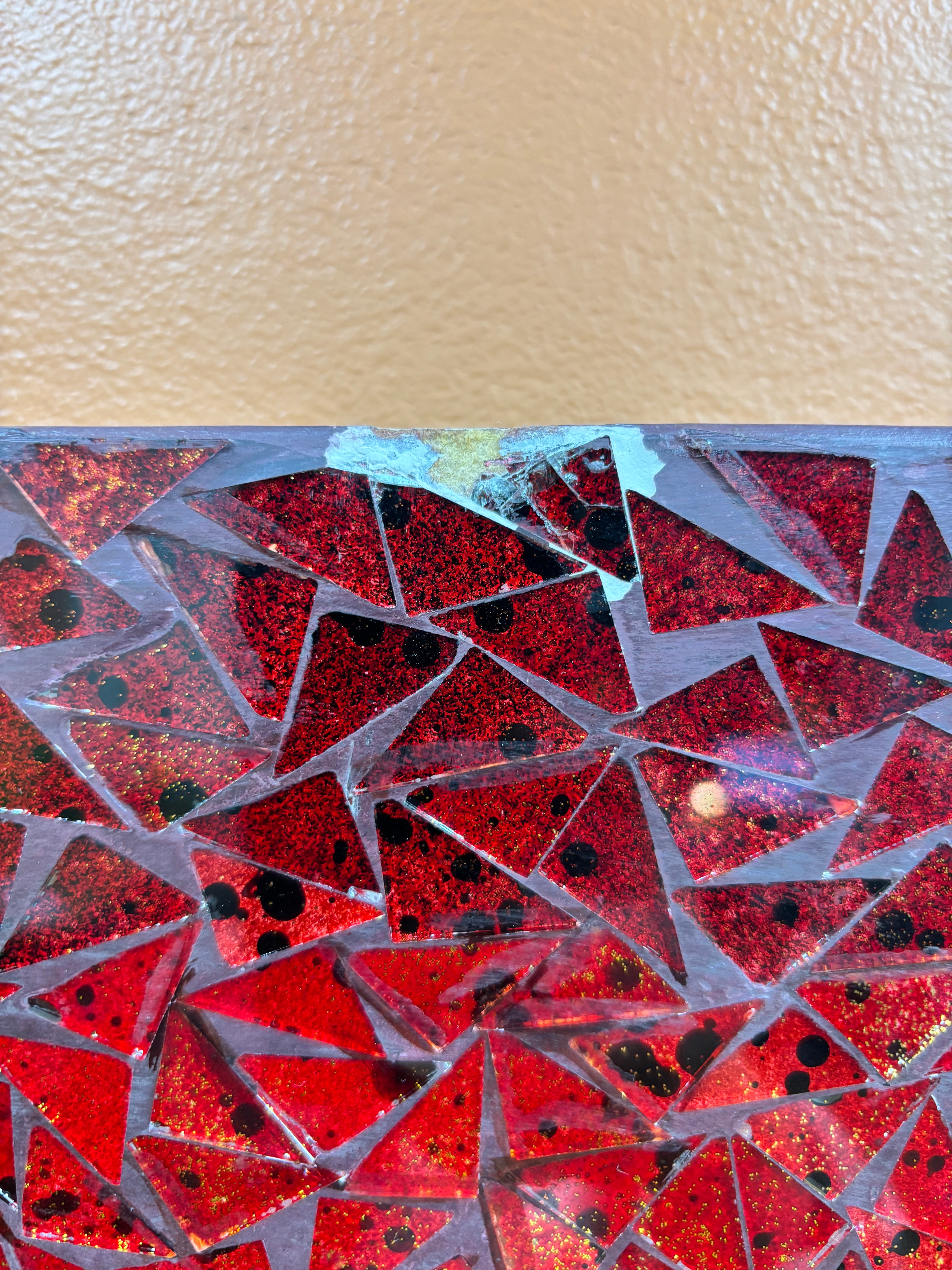Large Glass Mosaic Tree Wall Art