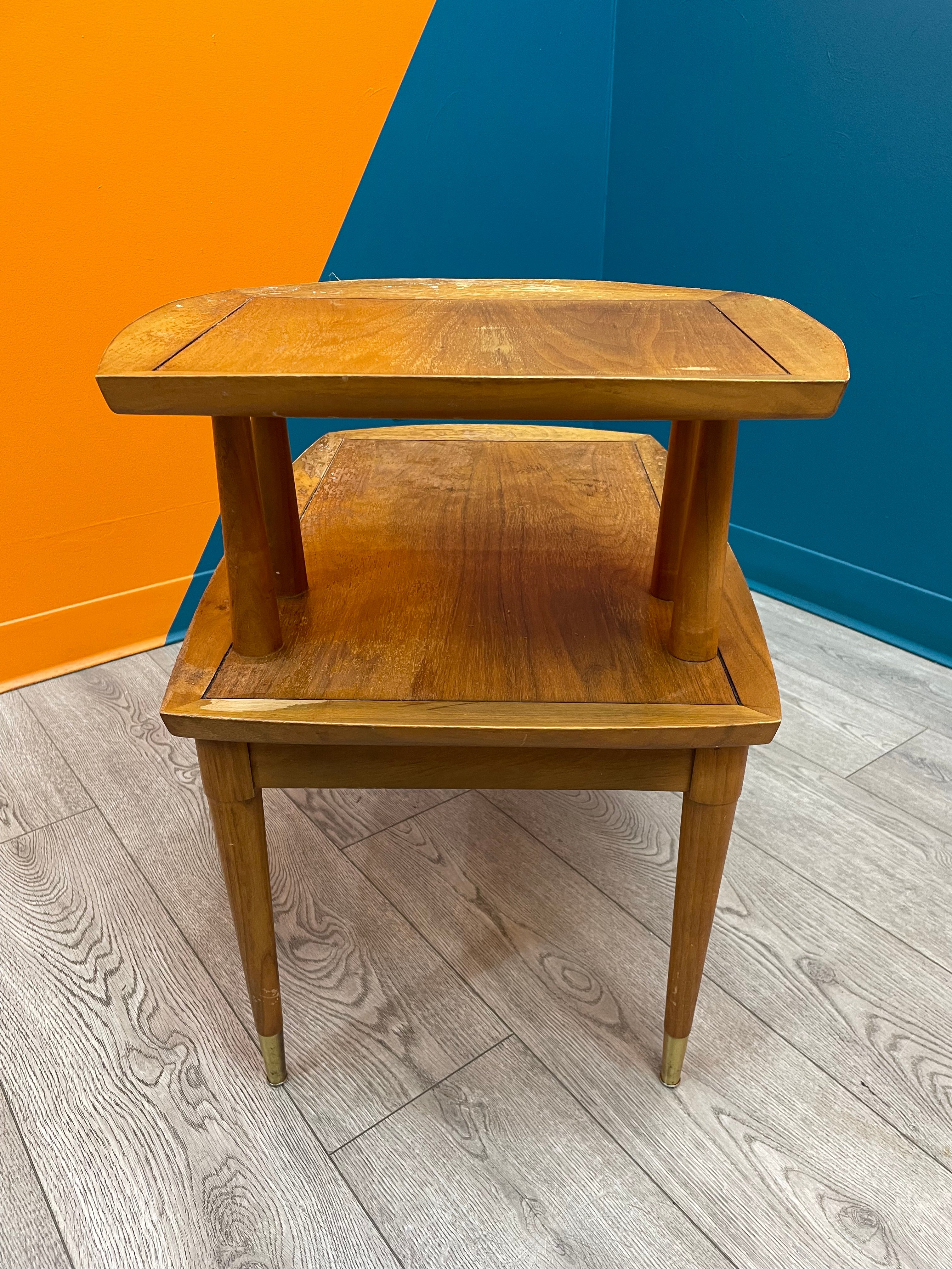 Deilcraft Wood Telephone Table #1