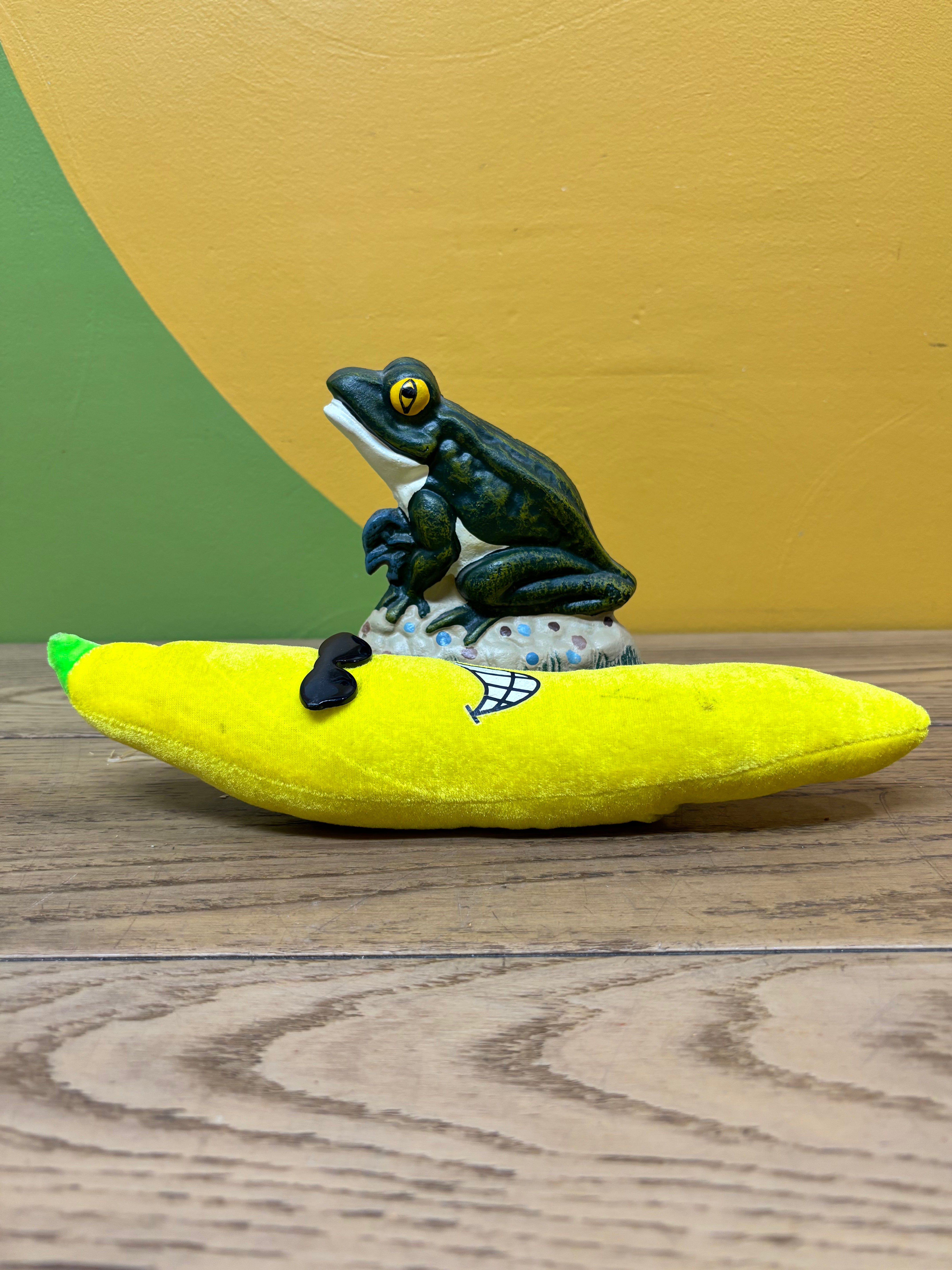 Painted Cast Iron Frog Door Stopper