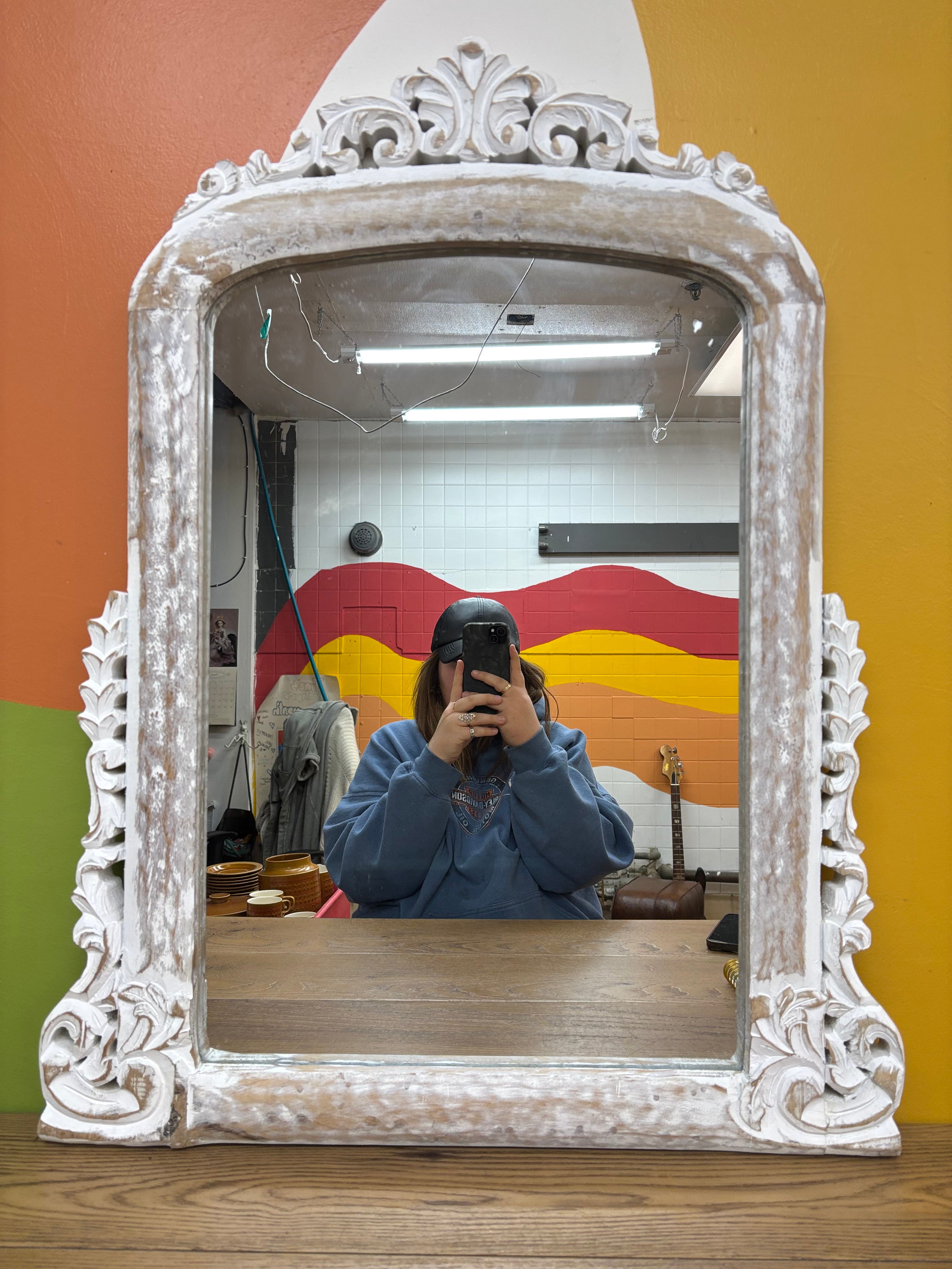 White Wall Mirror