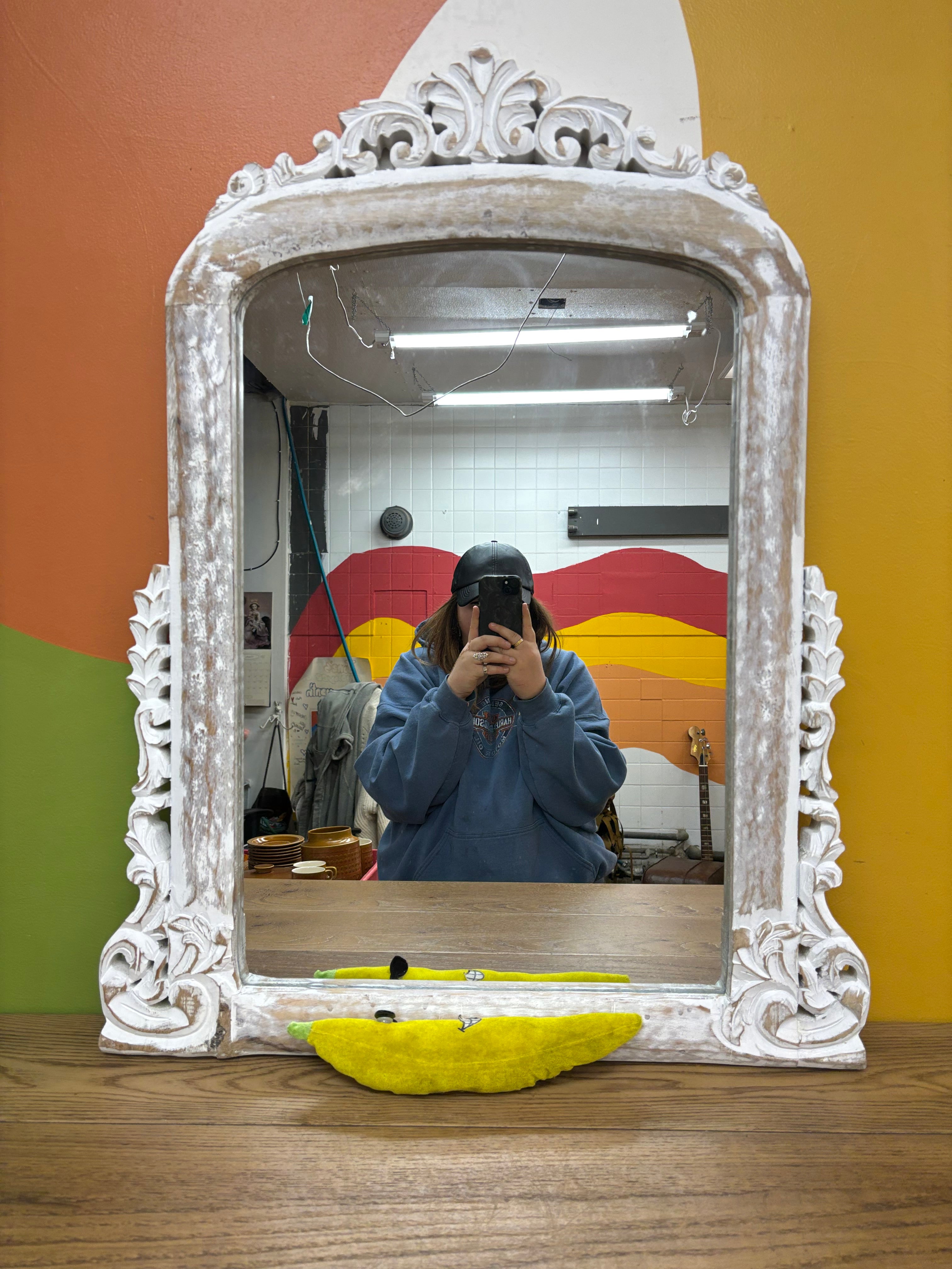 White Wall Mirror