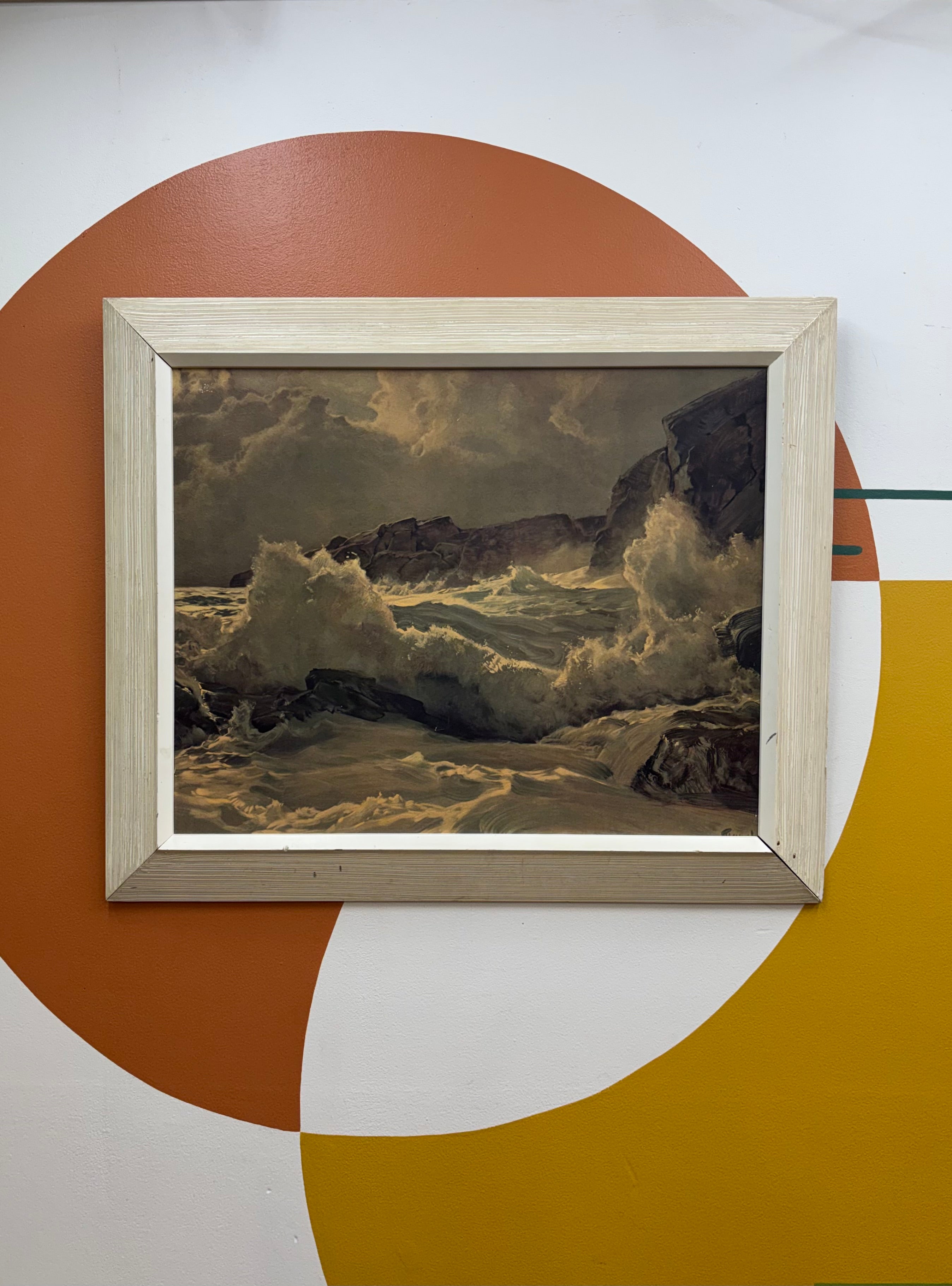 Crashing Waves Framed Print
