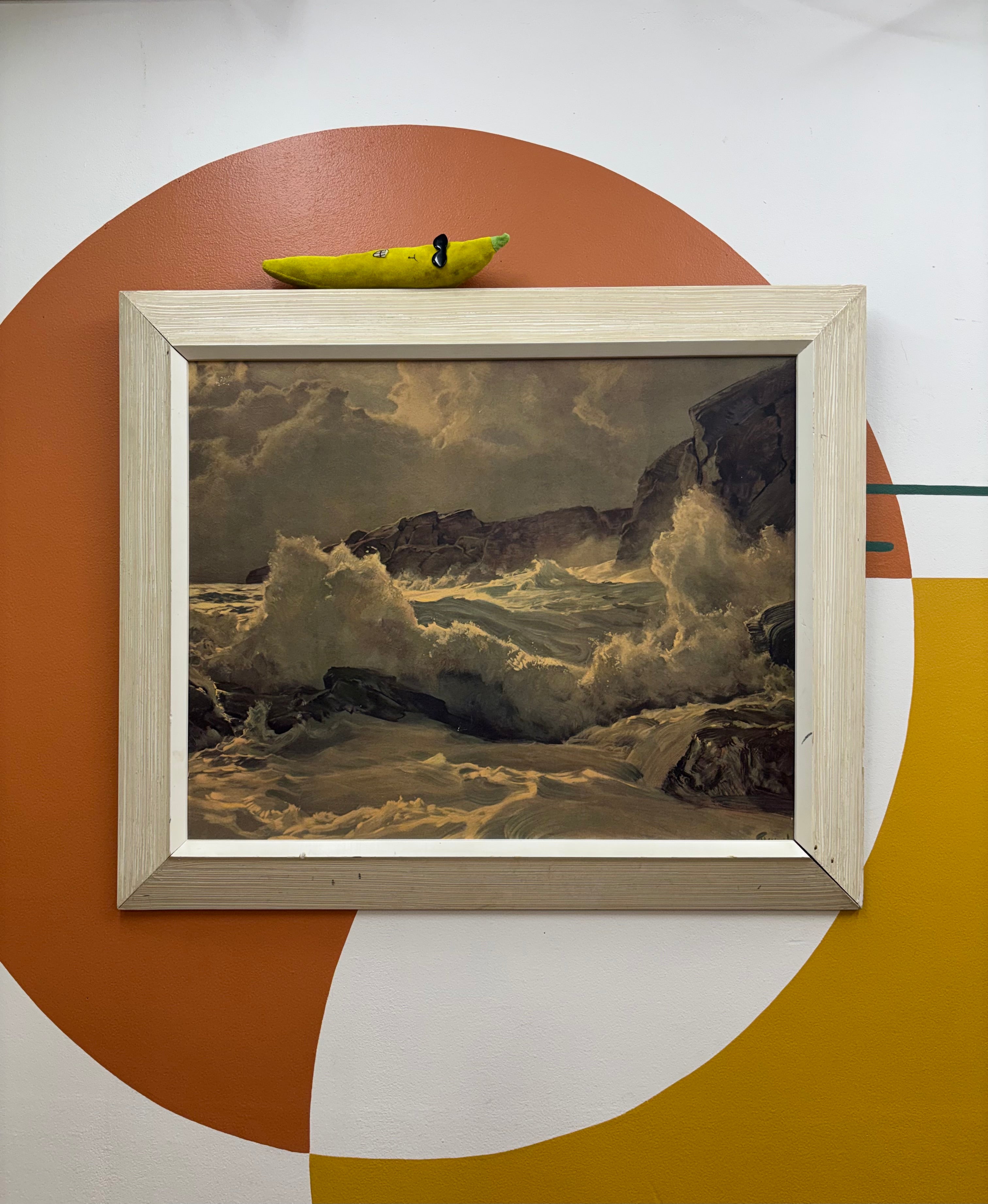 Crashing Waves Framed Print
