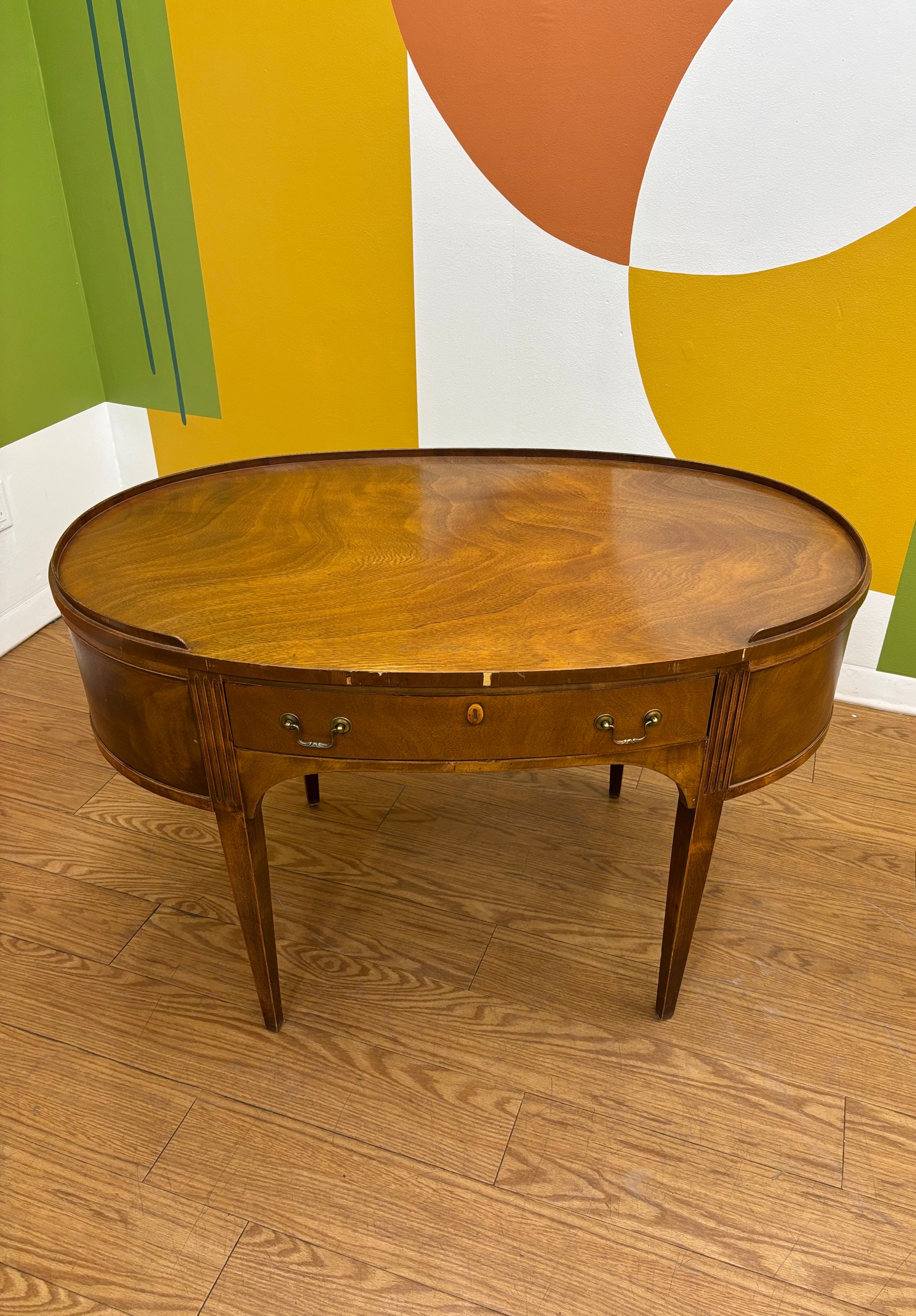 Pendleton Oval Writing Desk - Irwin