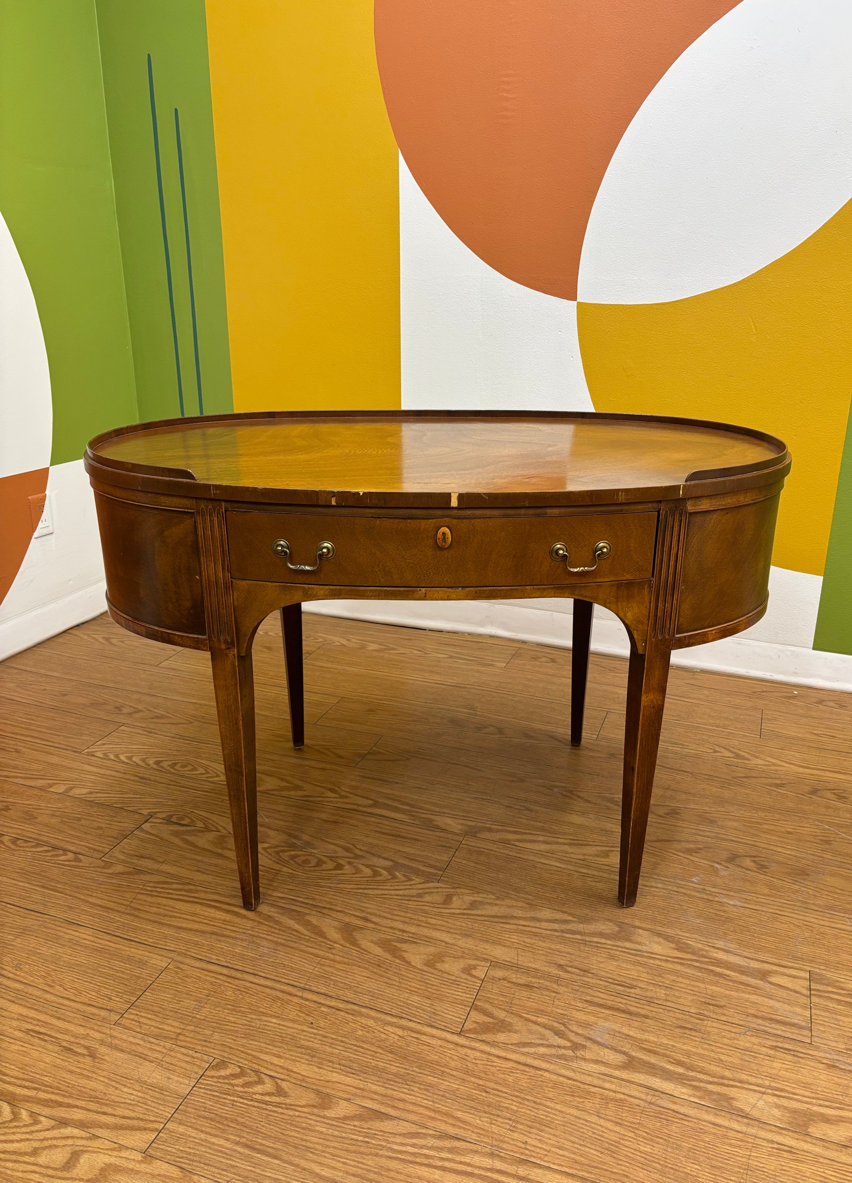 Pendleton Oval Writing Desk - Irwin