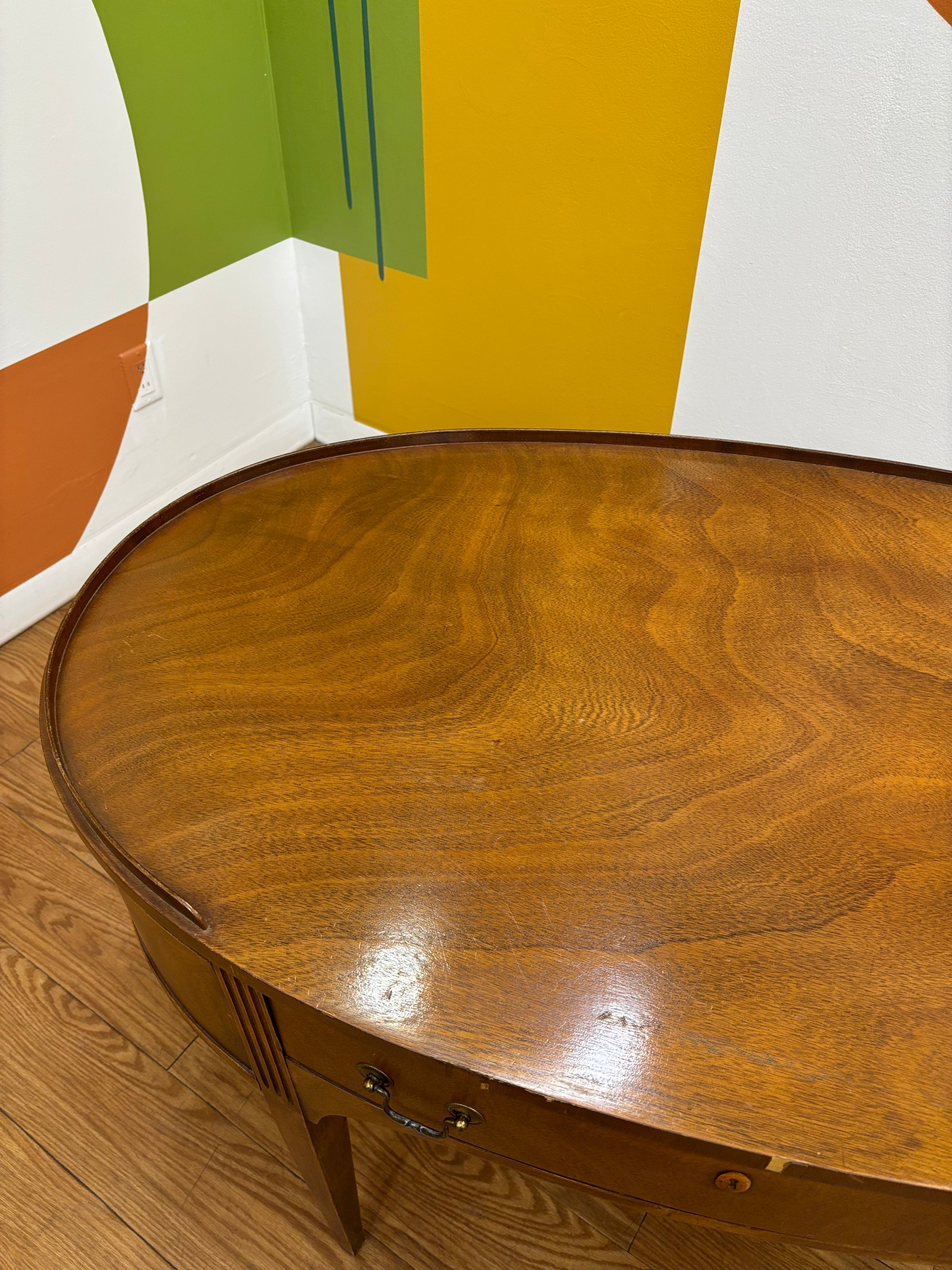 Pendleton Oval Writing Desk - Irwin