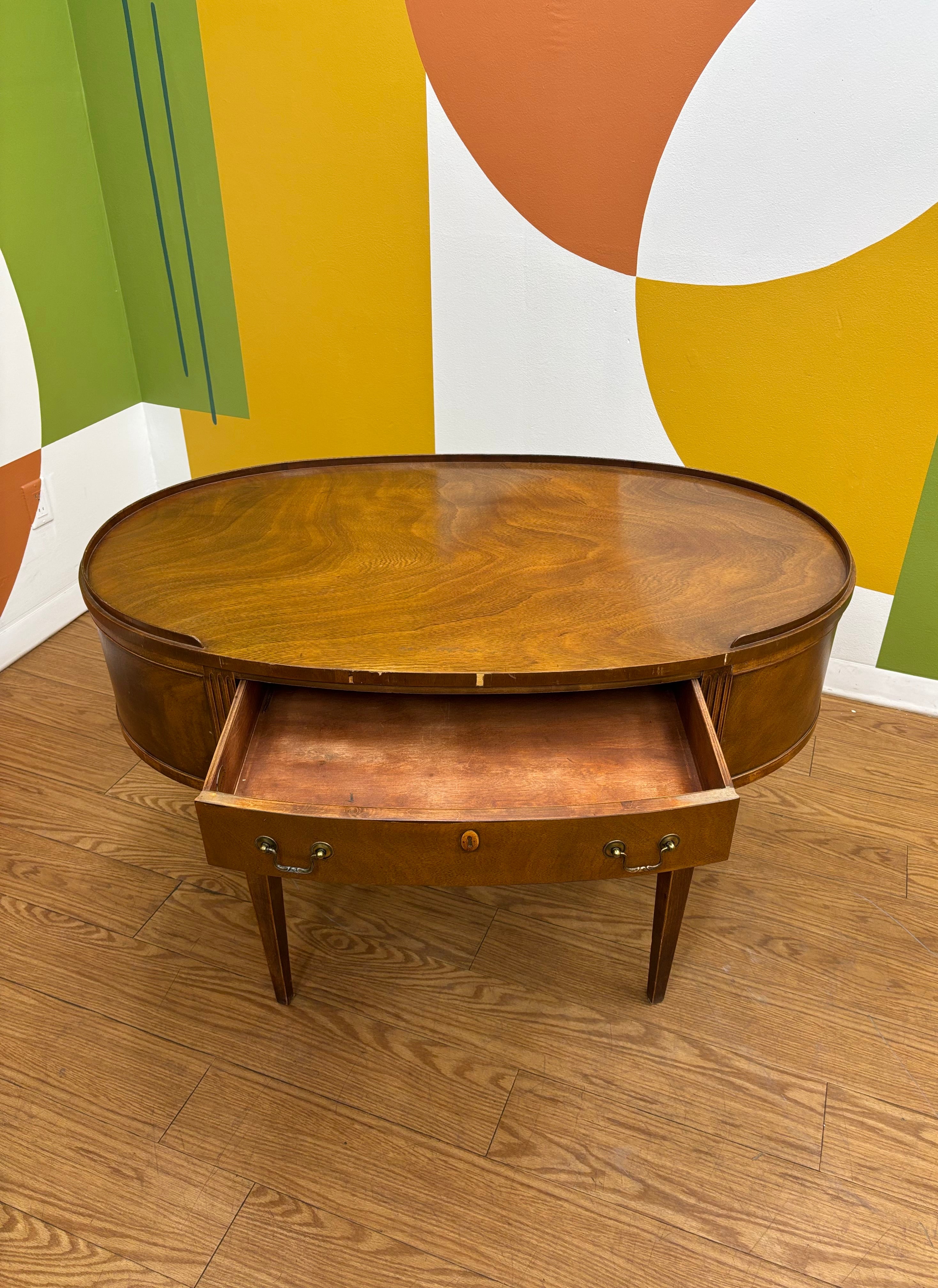 Pendleton Oval Writing Desk - Irwin