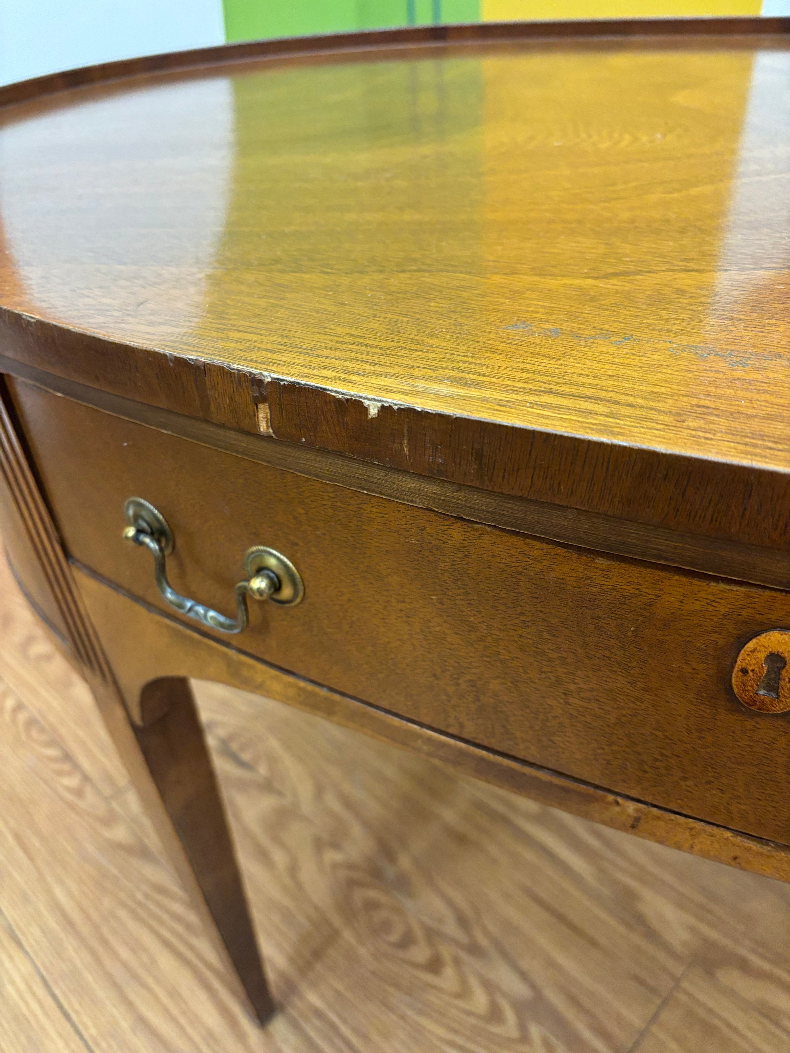 Pendleton Oval Writing Desk - Irwin