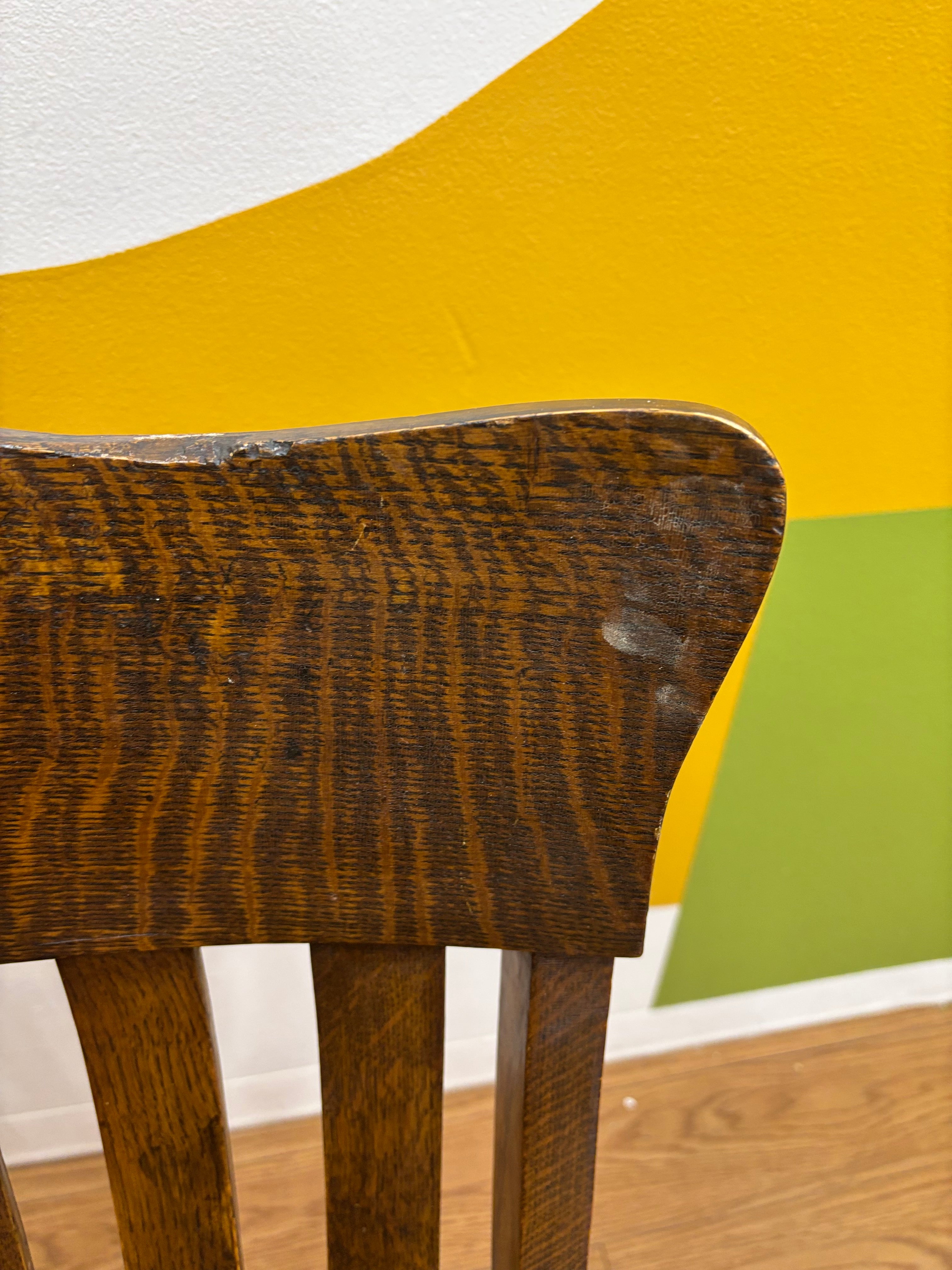 Wood Floral Rocking Chair