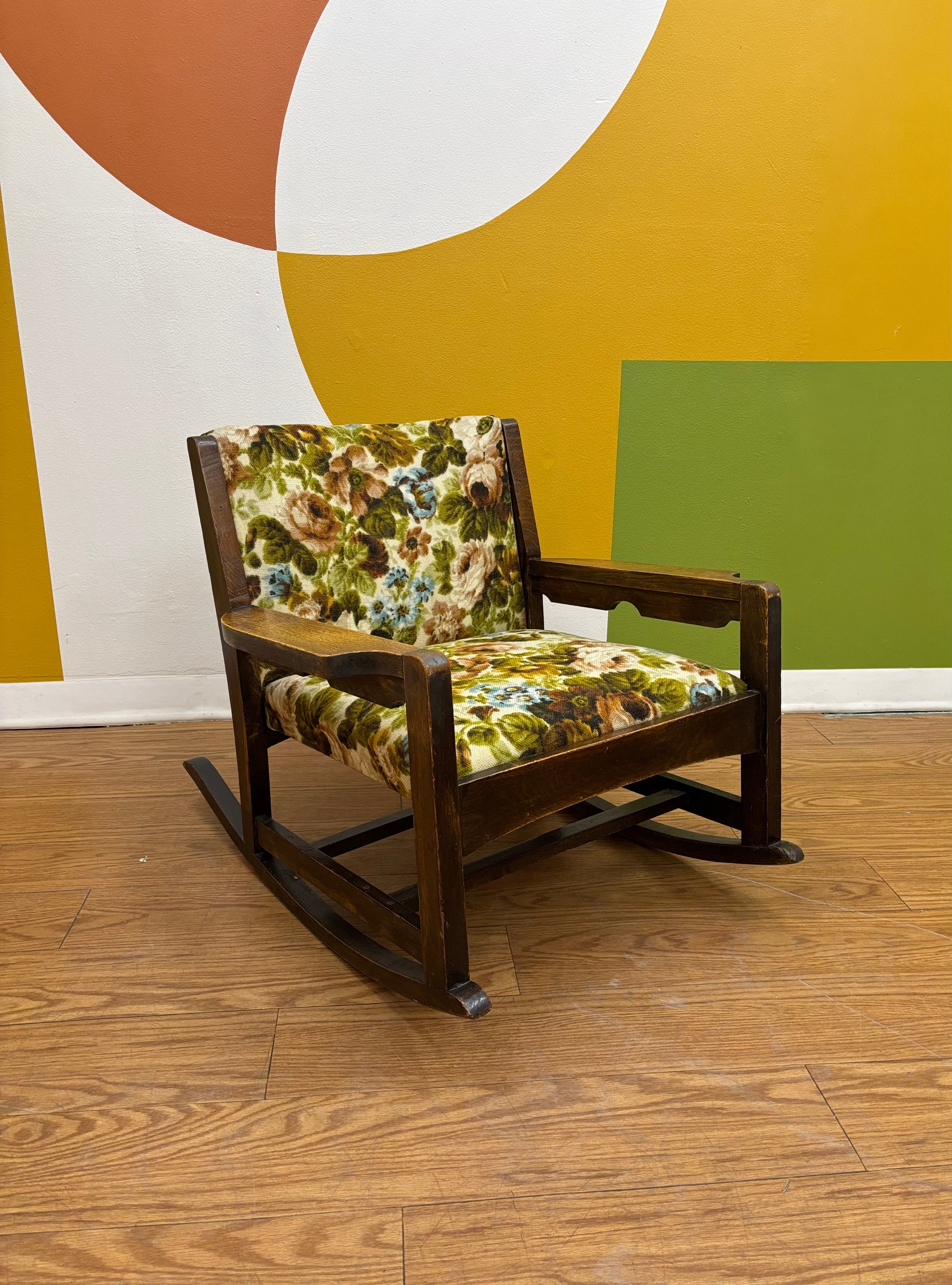 Low Square Rocking Chair