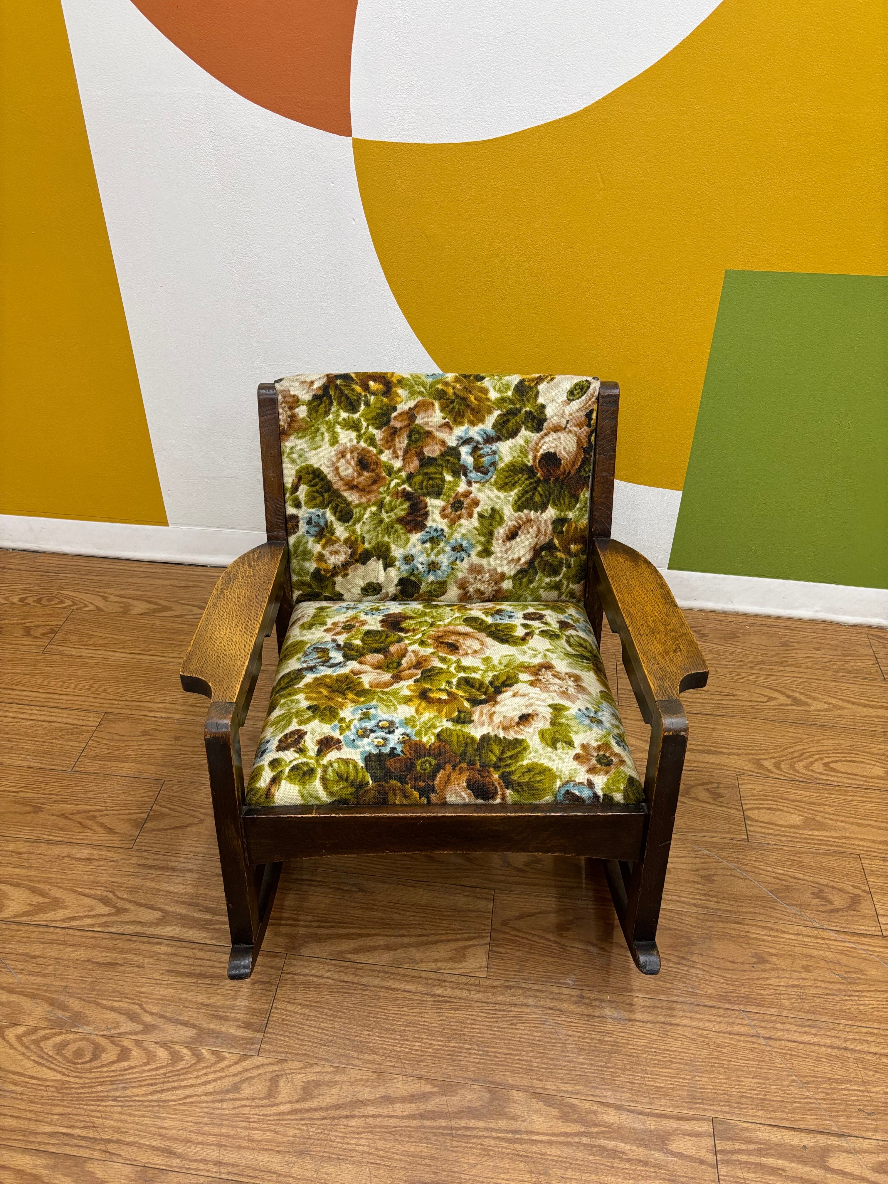 Low Square Rocking Chair