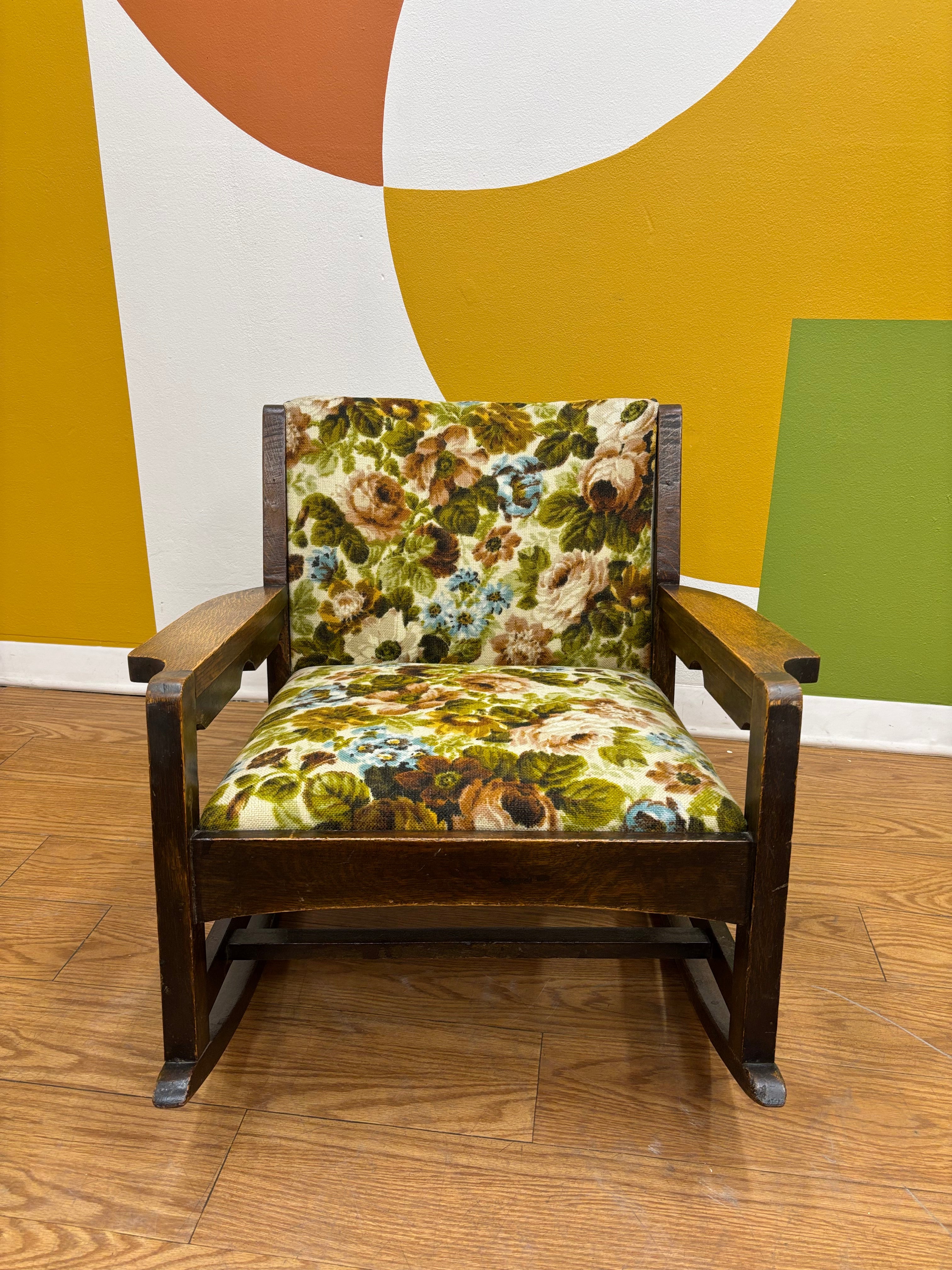 Low Square Rocking Chair