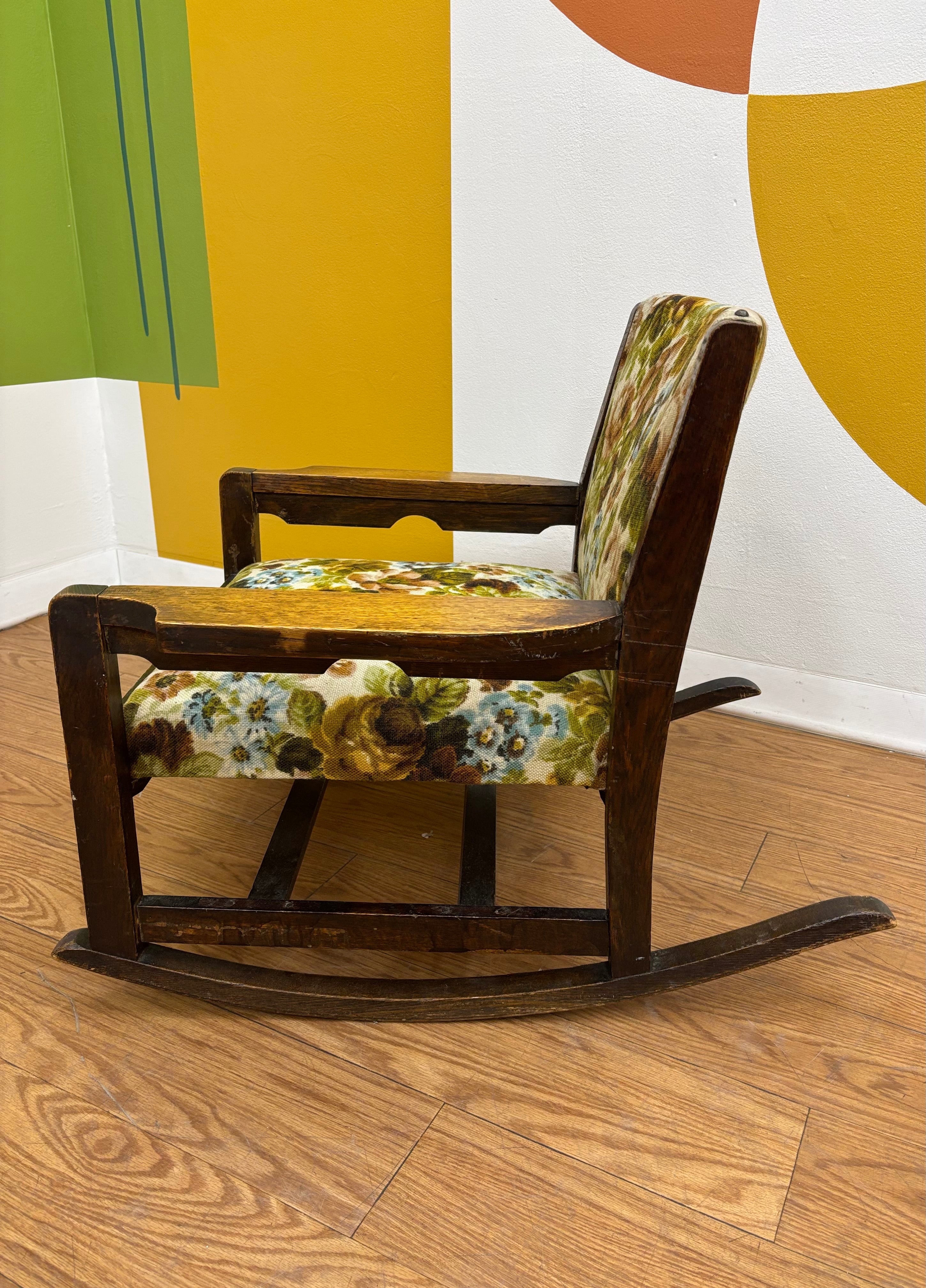 Low Square Rocking Chair