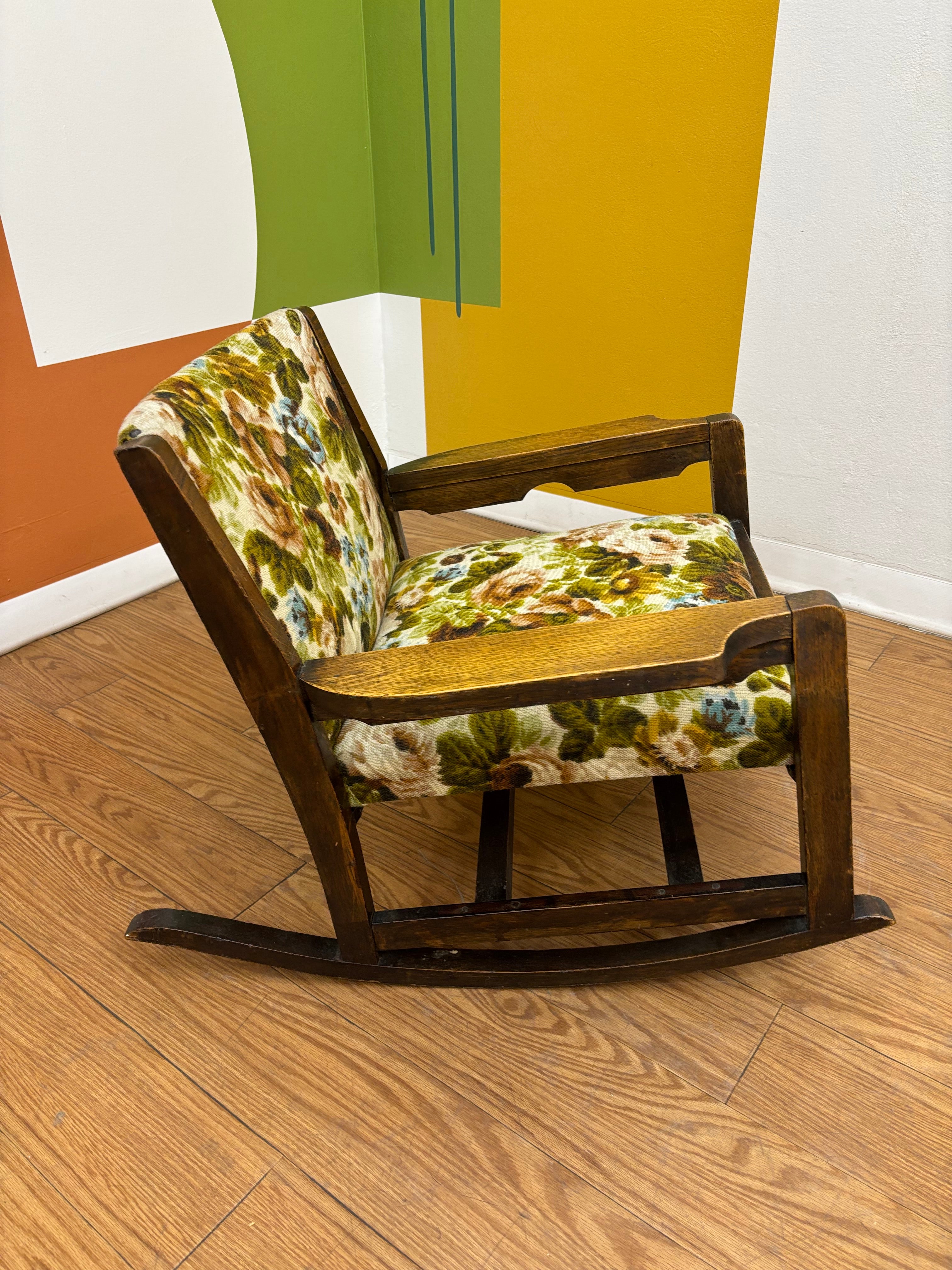 Low Square Rocking Chair