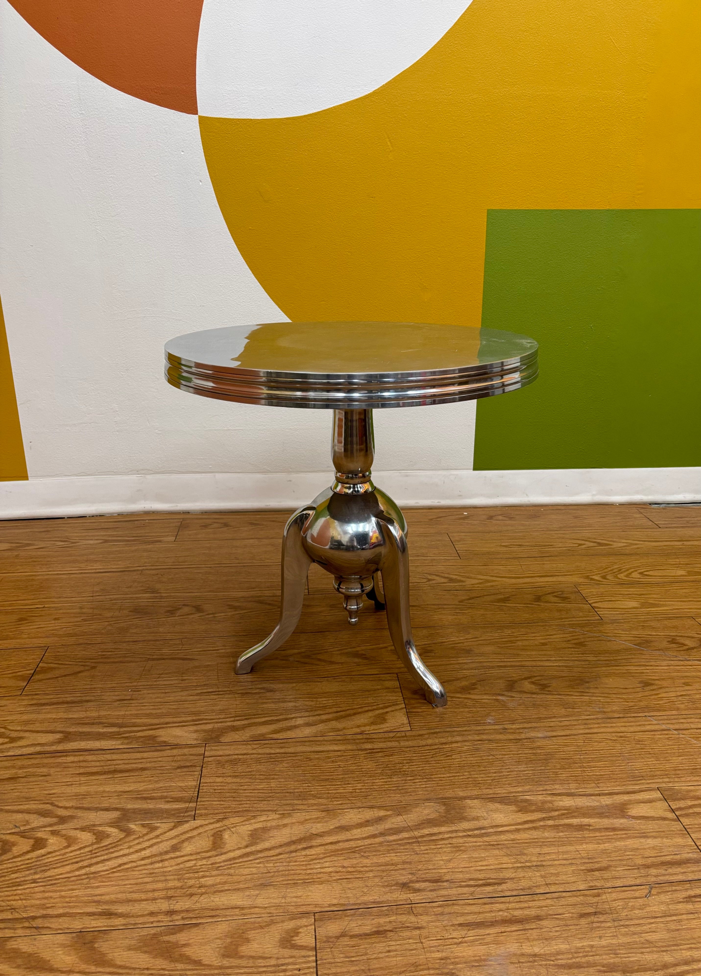 Chrome Side Table
