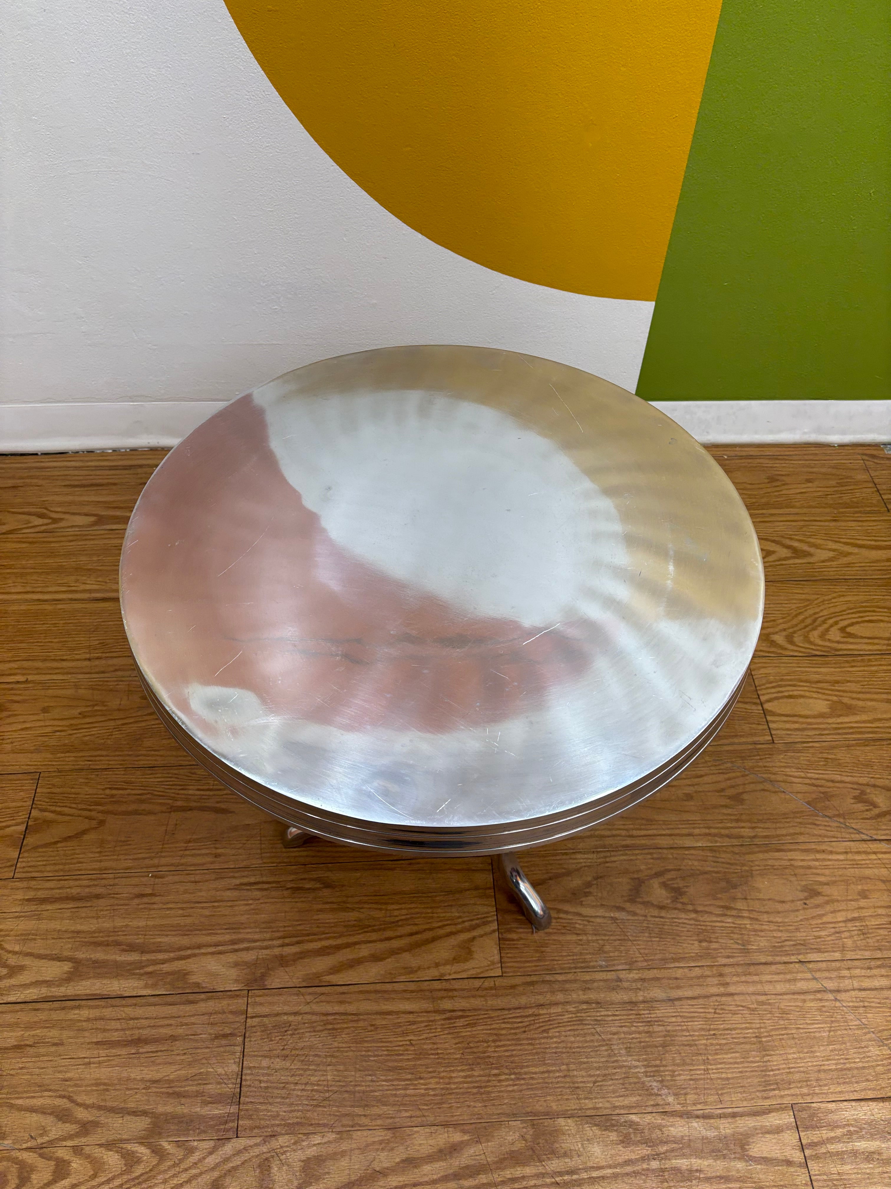 Chrome Side Table