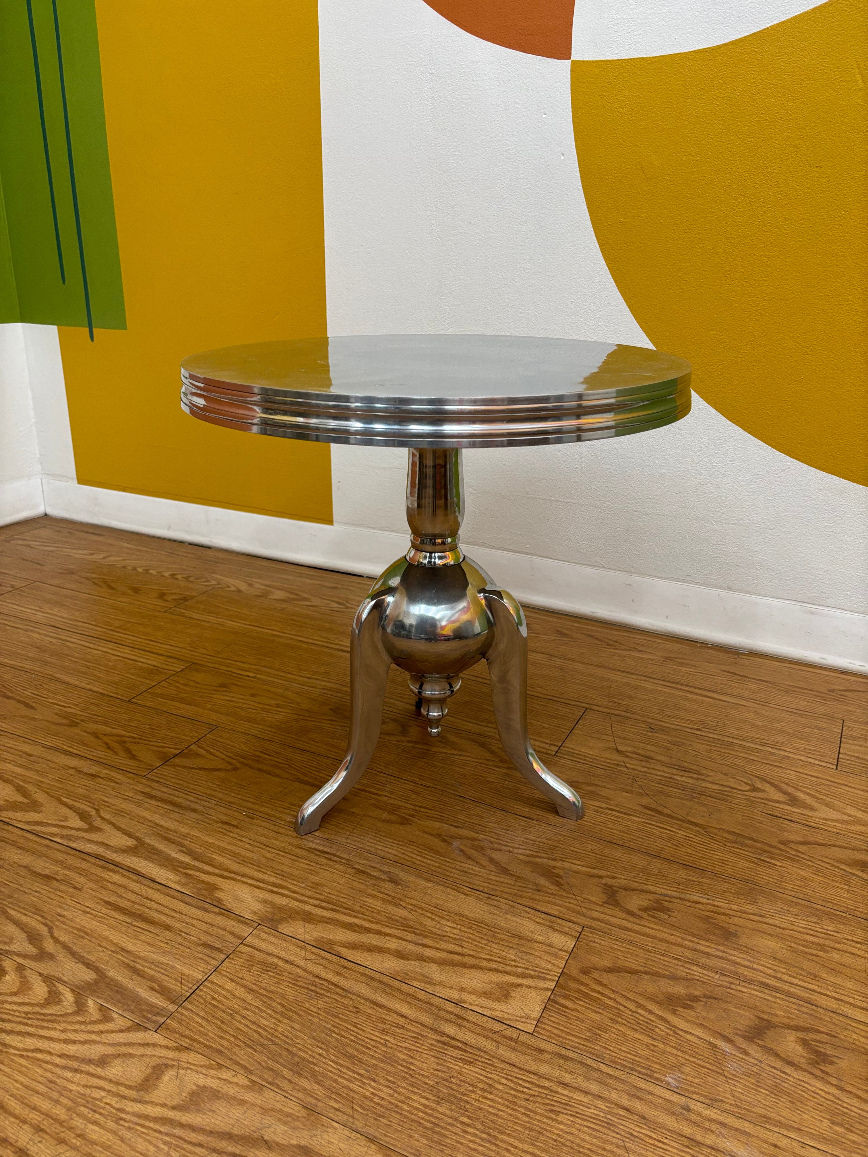 Chrome Side Table