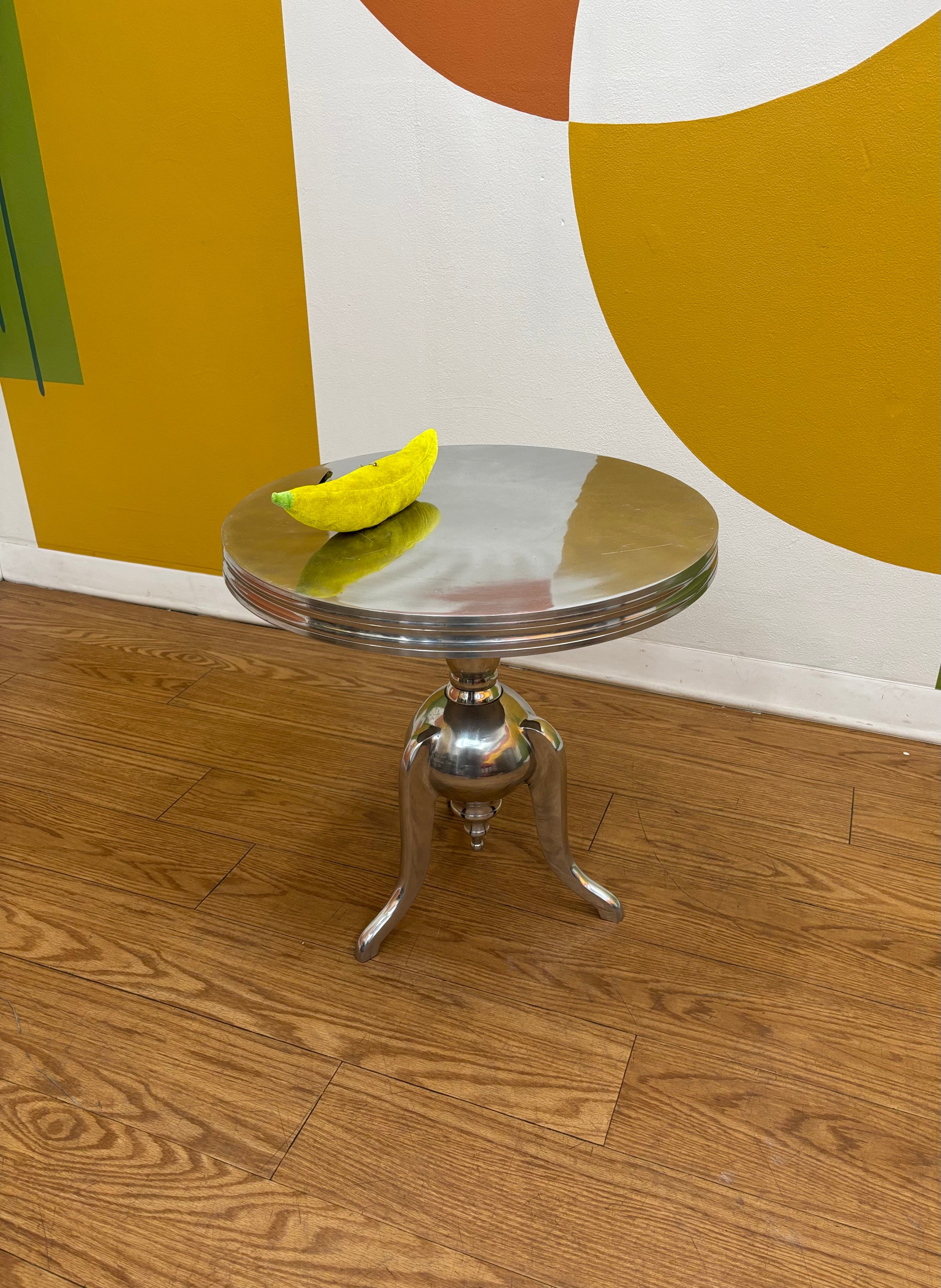 Chrome Side Table