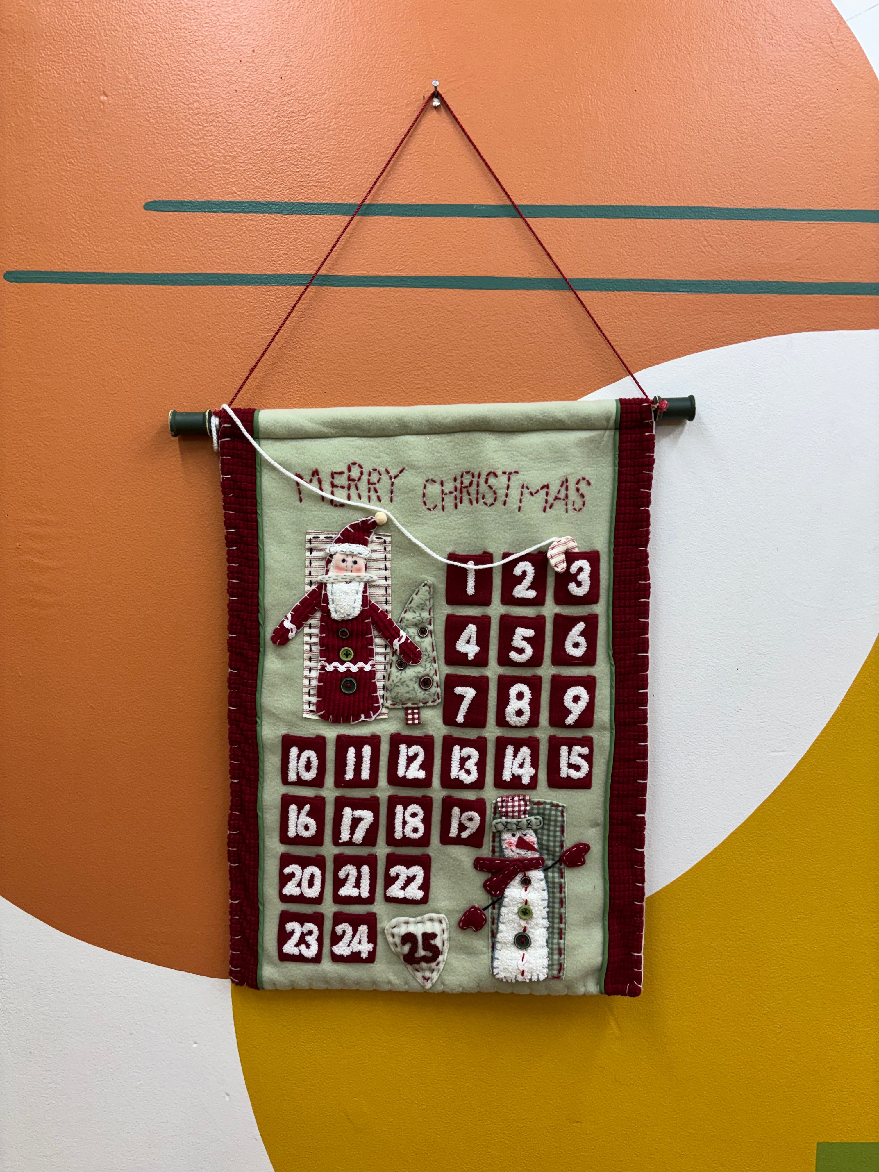 Fabric Christmas Advent Calendar