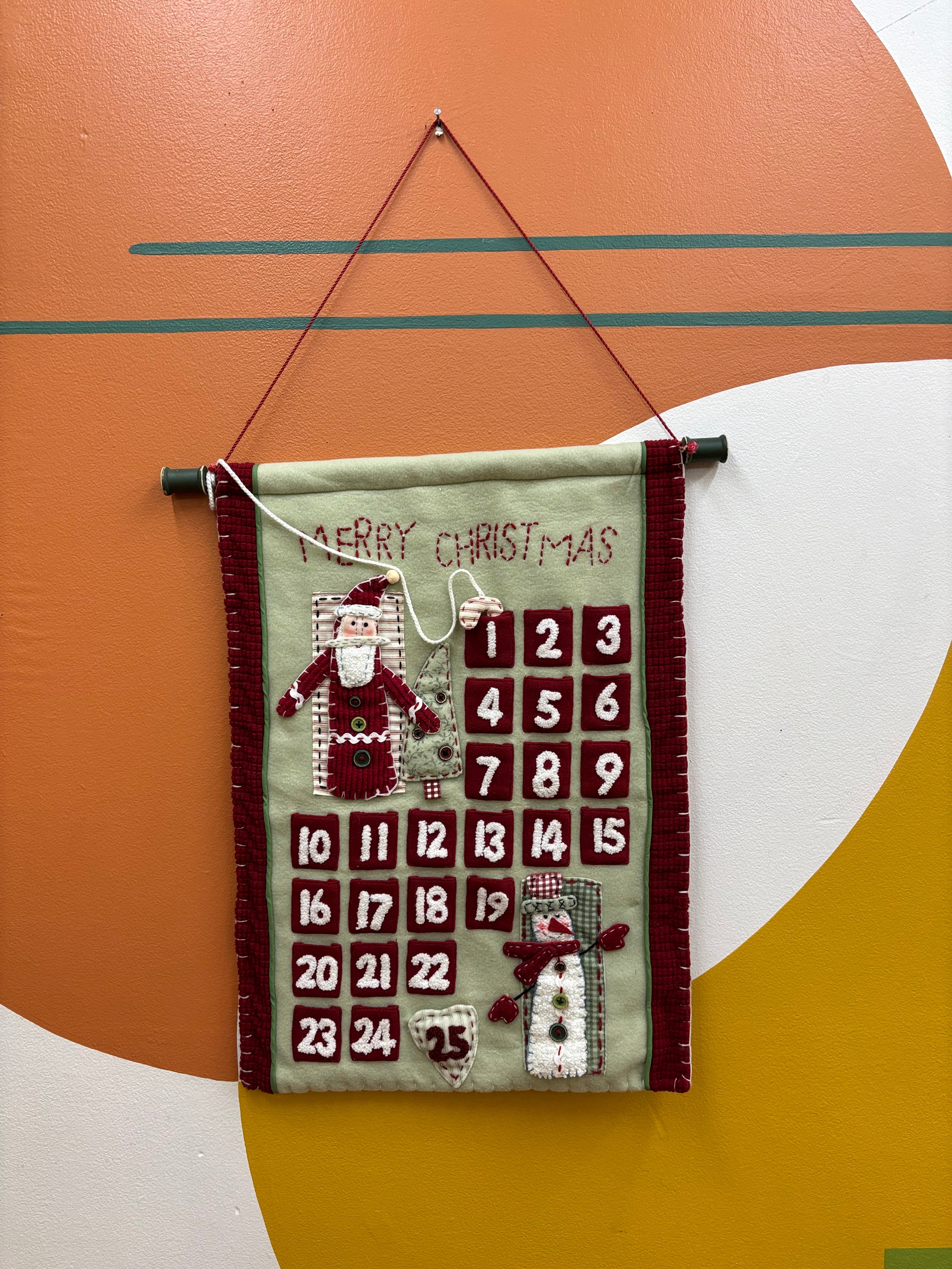 Fabric Christmas Advent Calendar