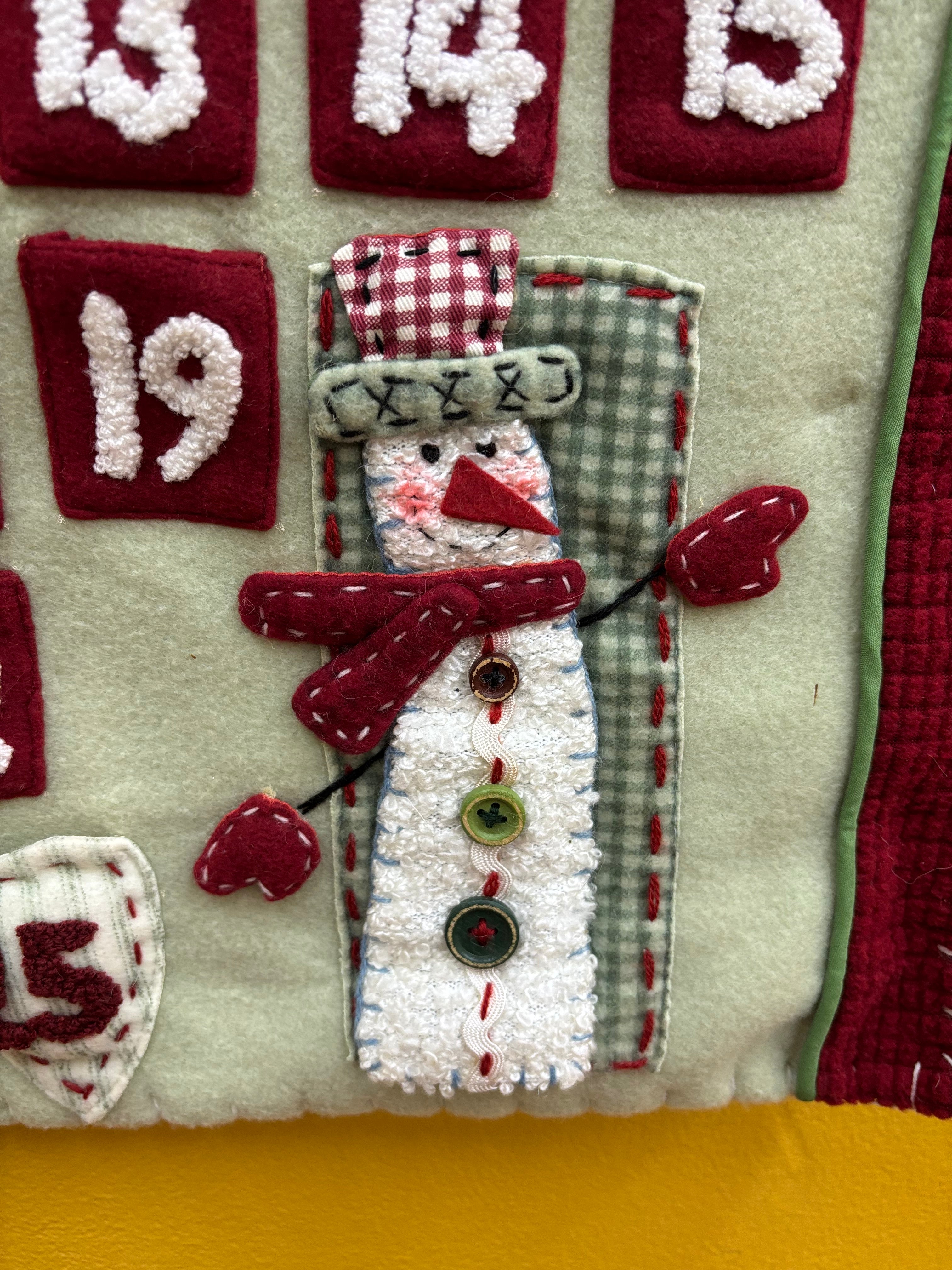 Fabric Christmas Advent Calendar