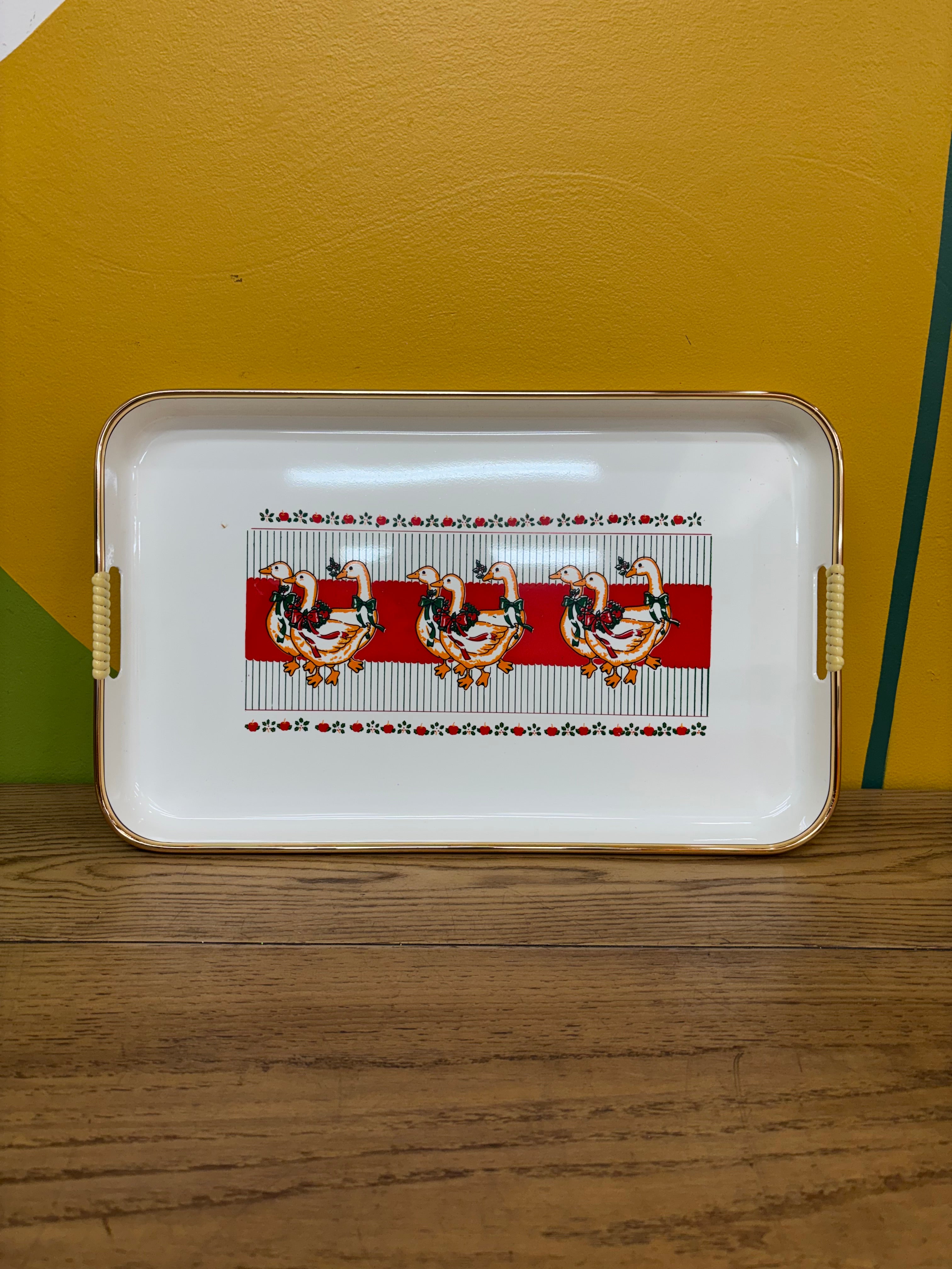 Christmas Goose Serving Trays