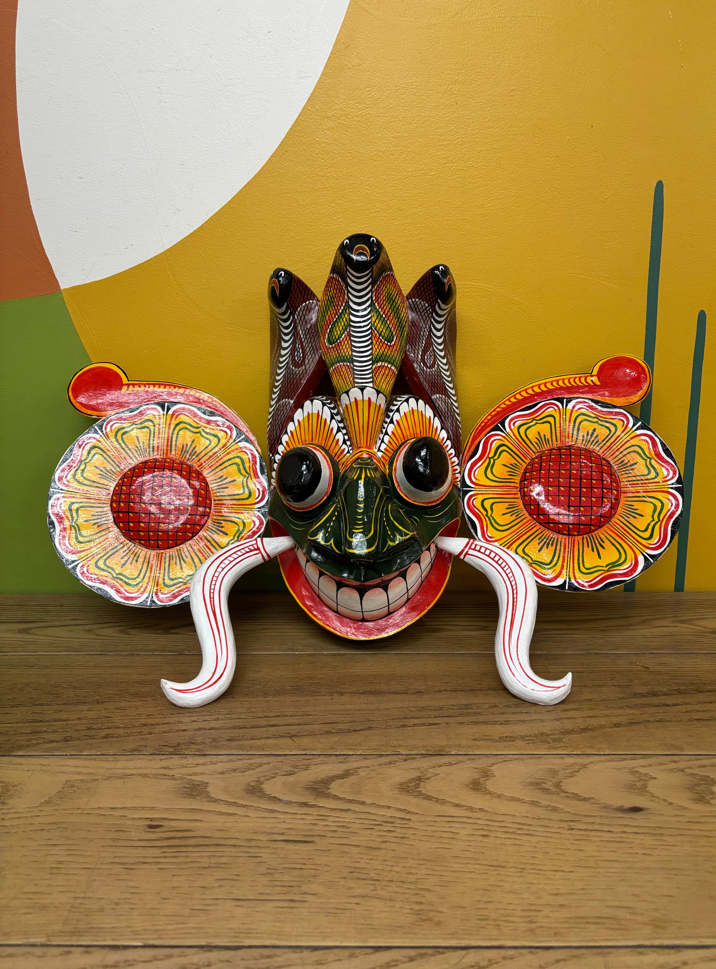 Handcrafted Traditional Wooden Mask