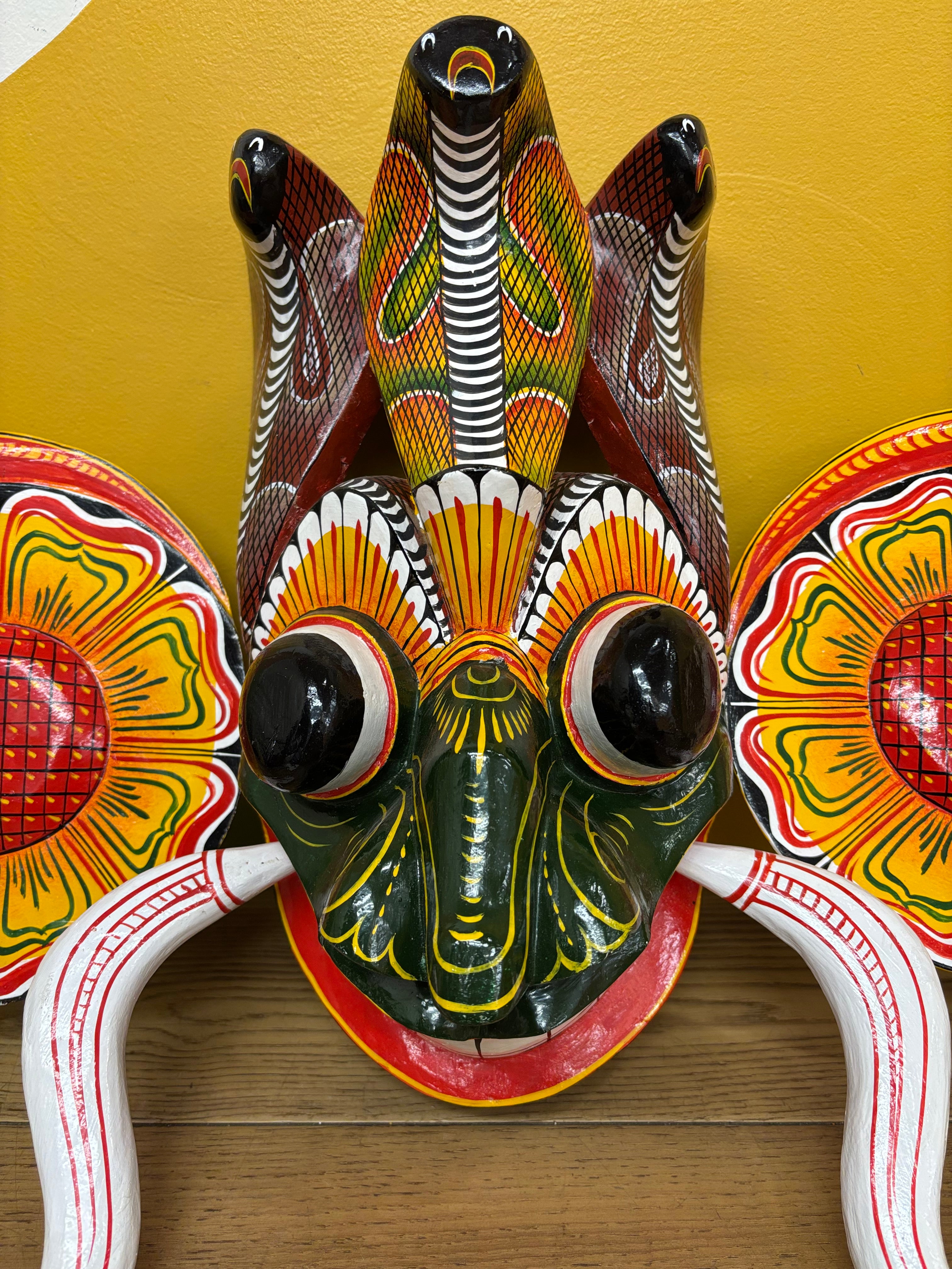 Handcrafted Traditional Wooden Mask