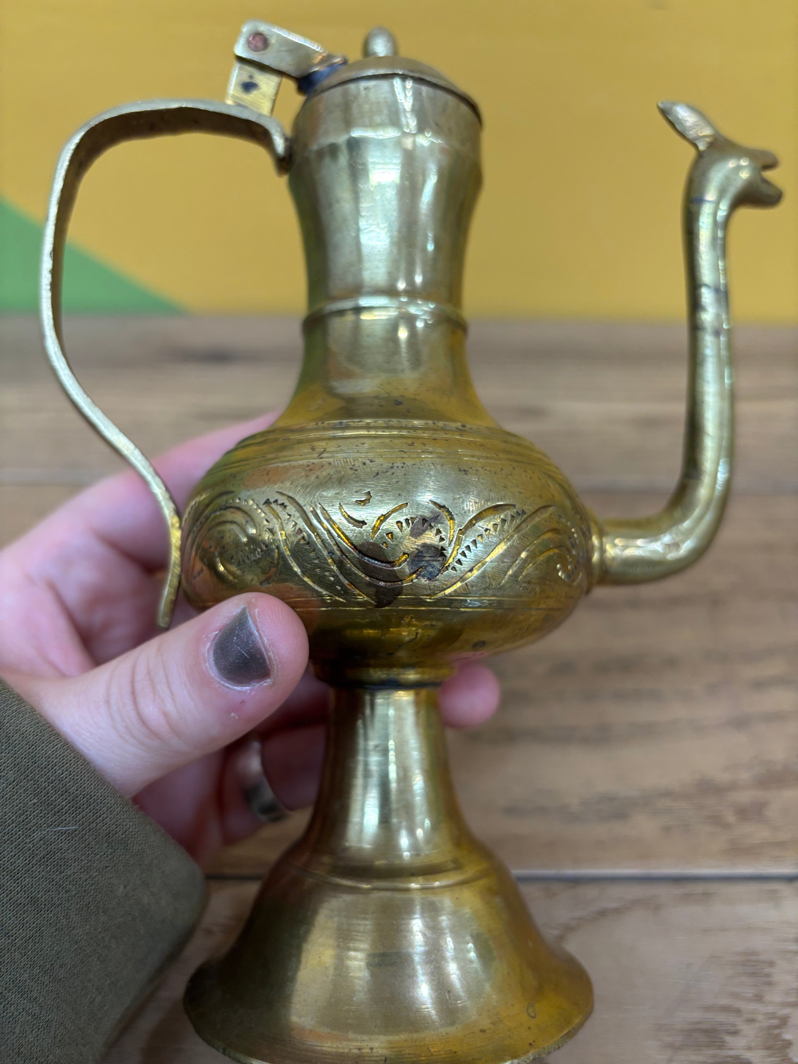 Small Brass Ewer