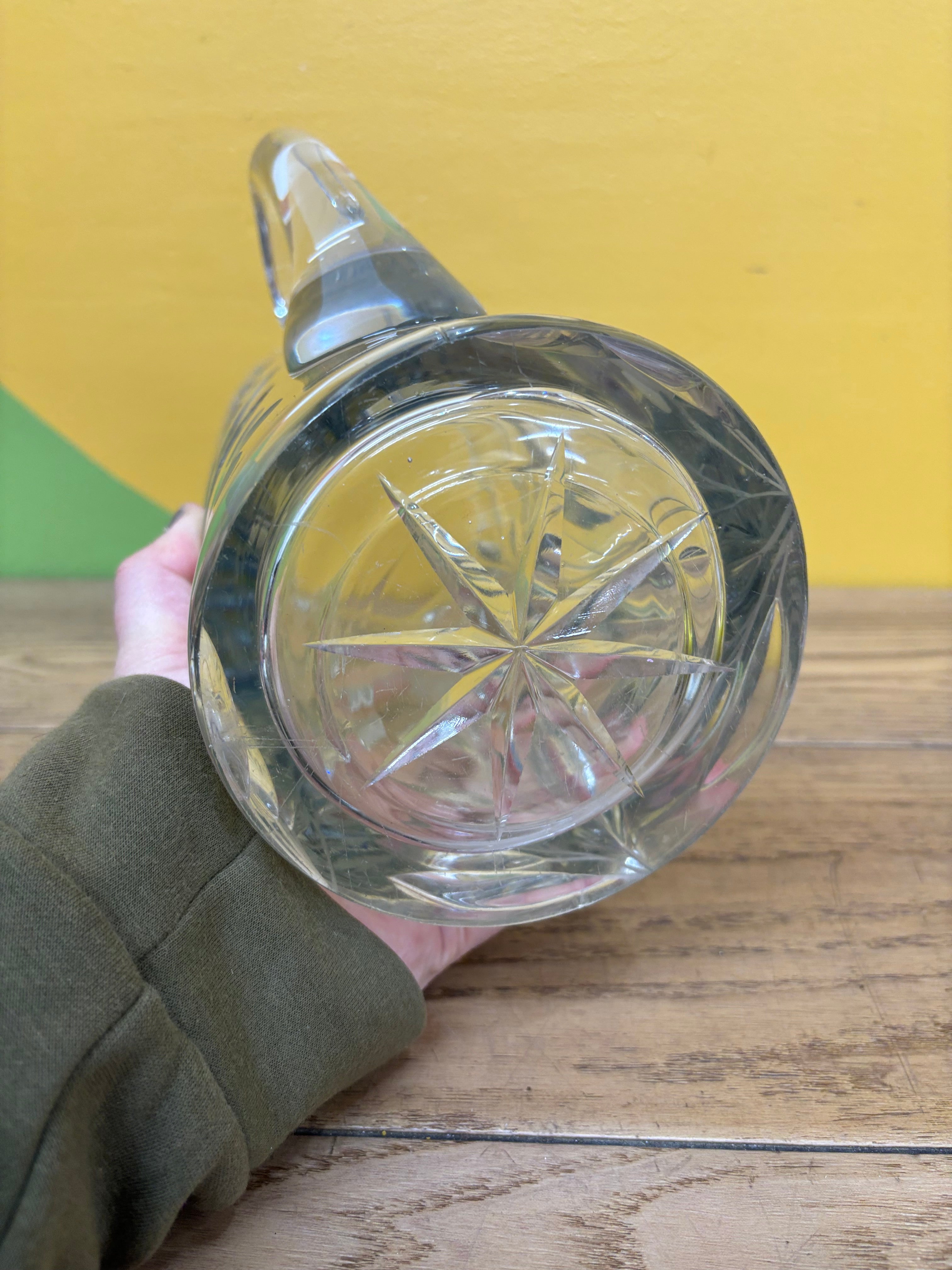 Glass Etched Pitcher