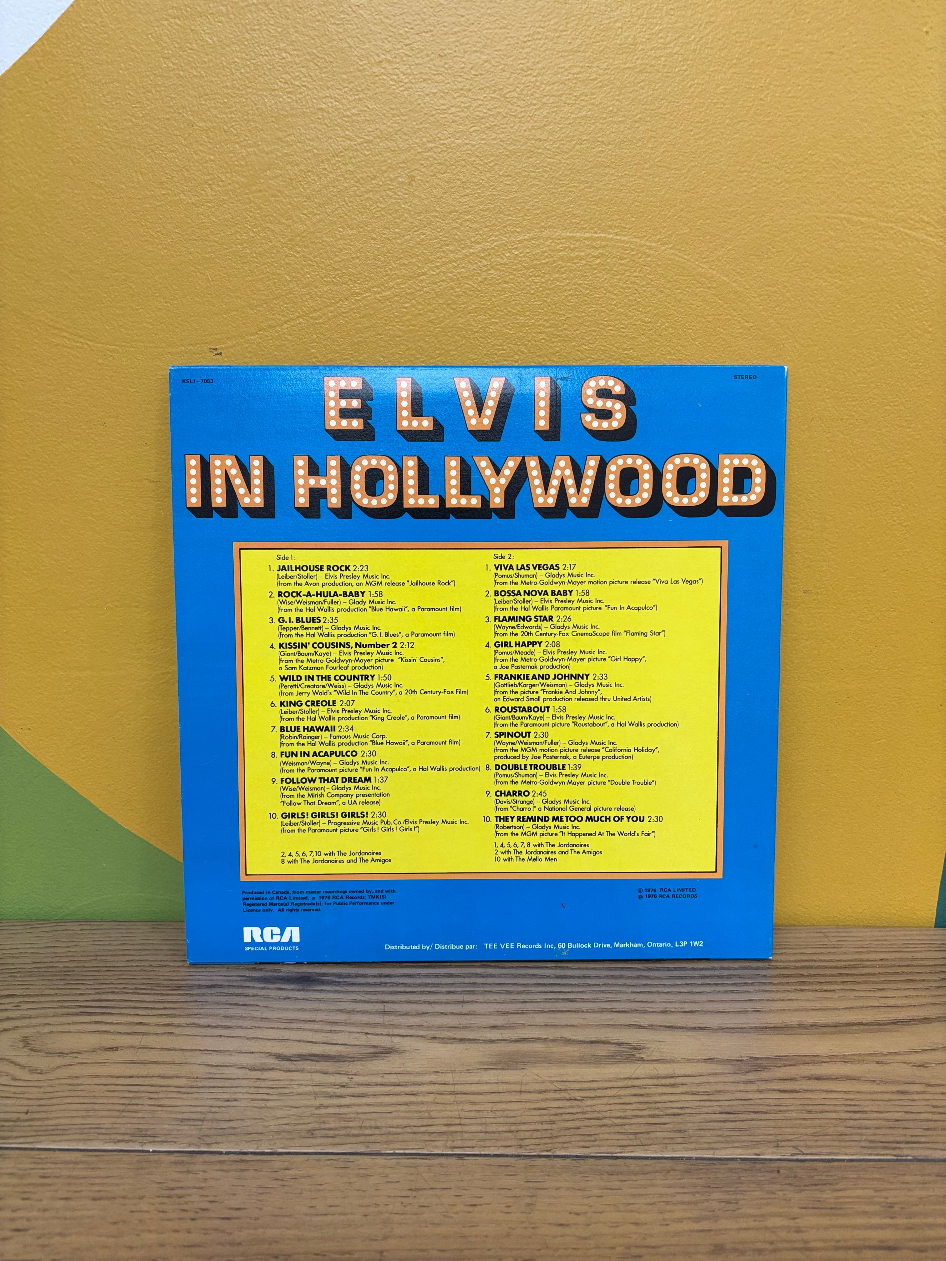 Elvis Presley Vinyl - Elvis in Hollywood