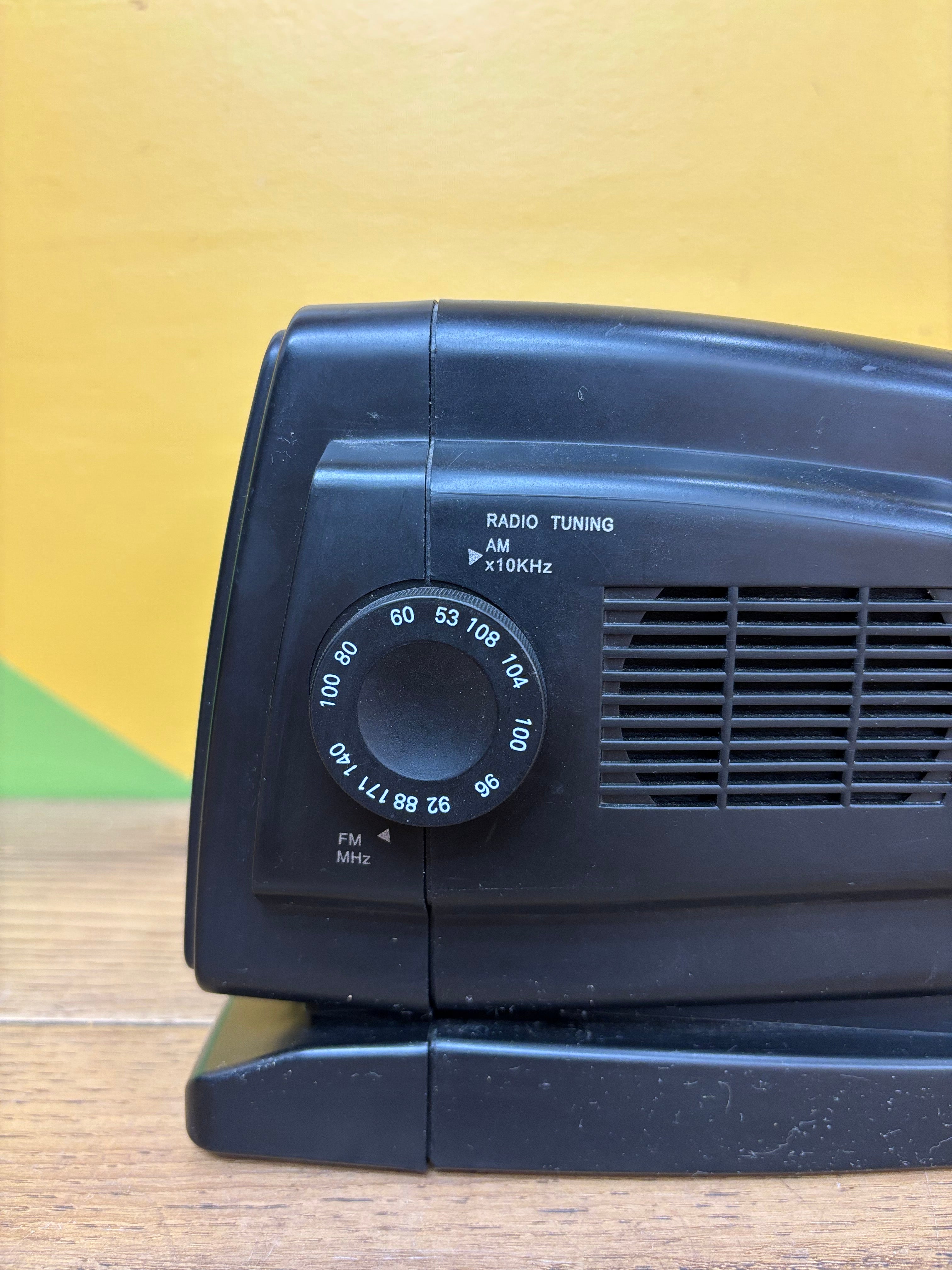 Curtis 5" Black & White Television with AM/FM Radio