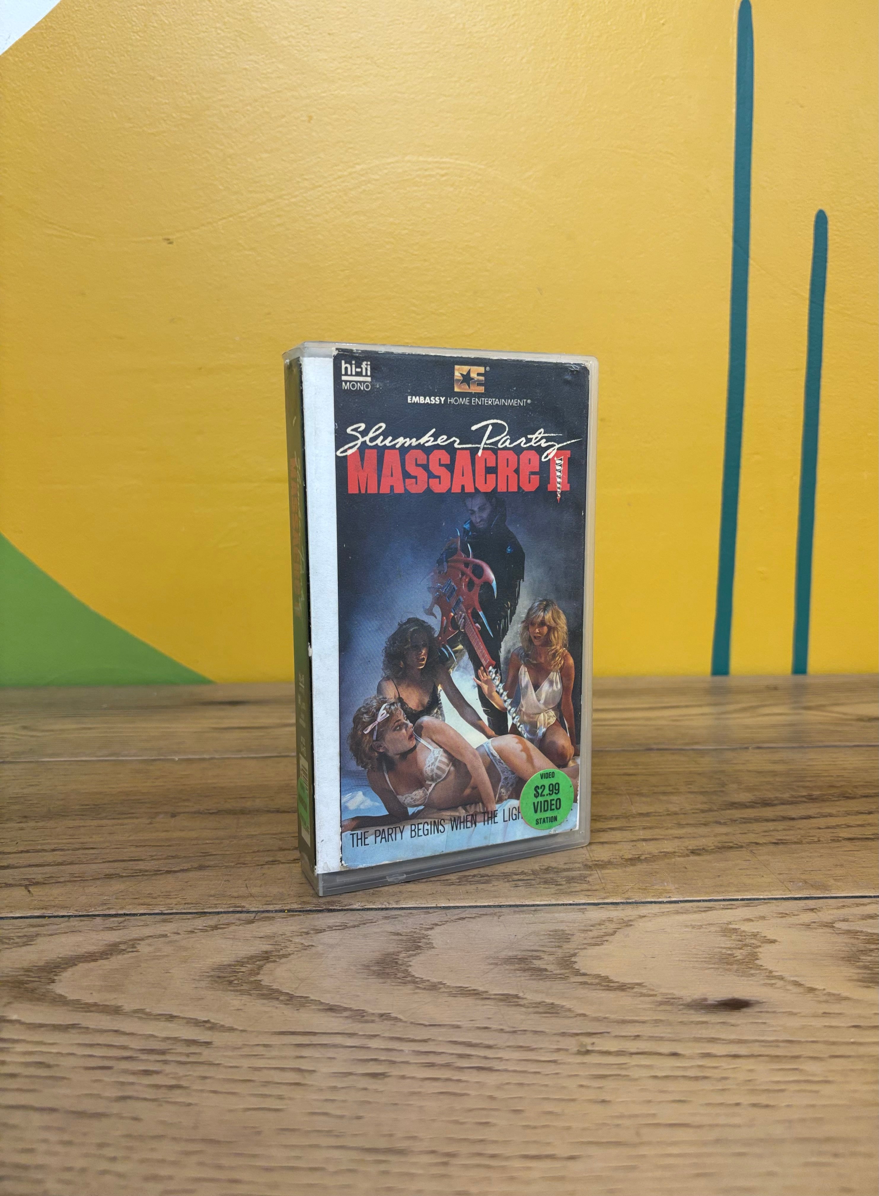 Slumber Party Massacre II VHS