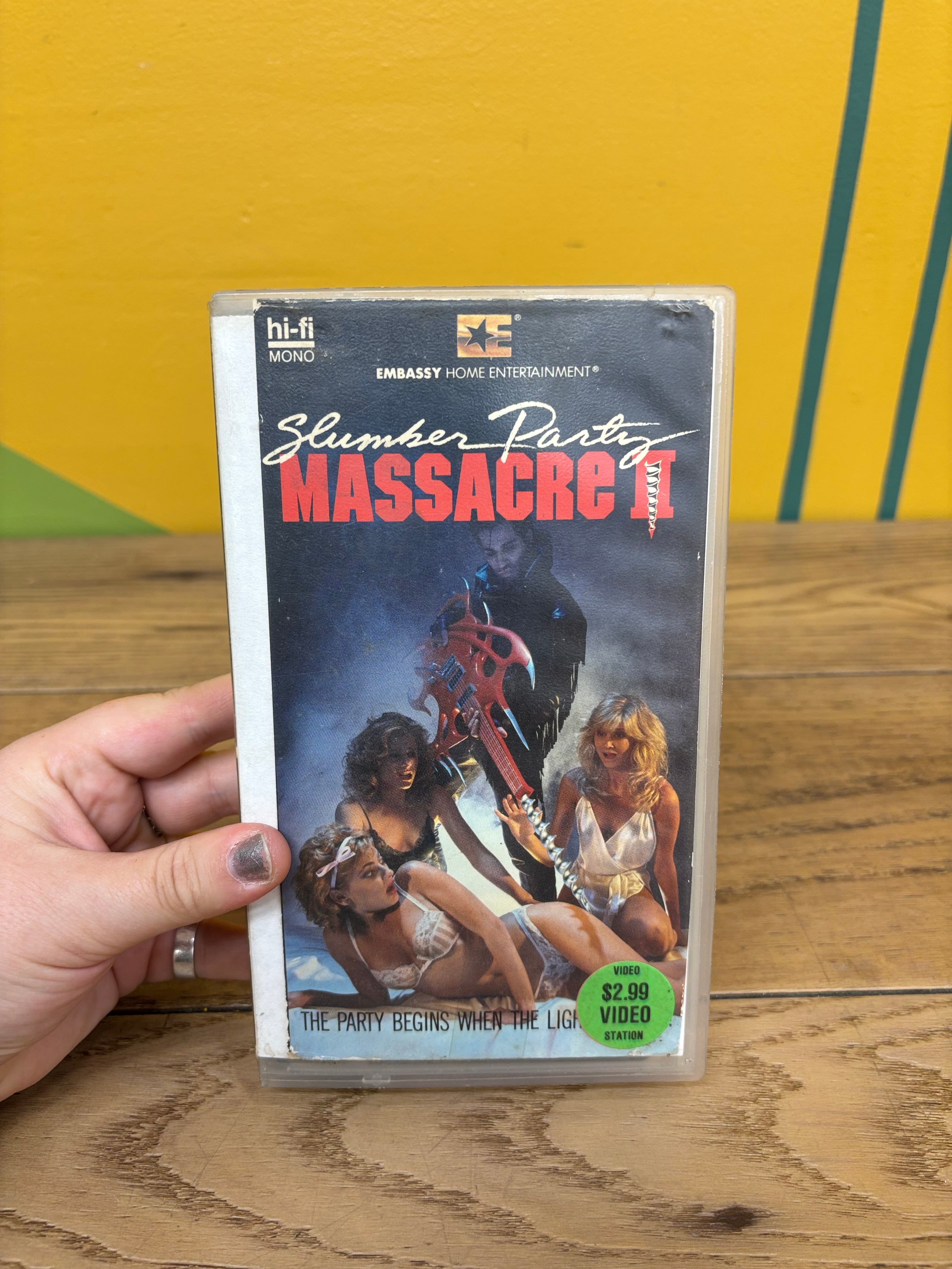 Slumber Party Massacre II VHS