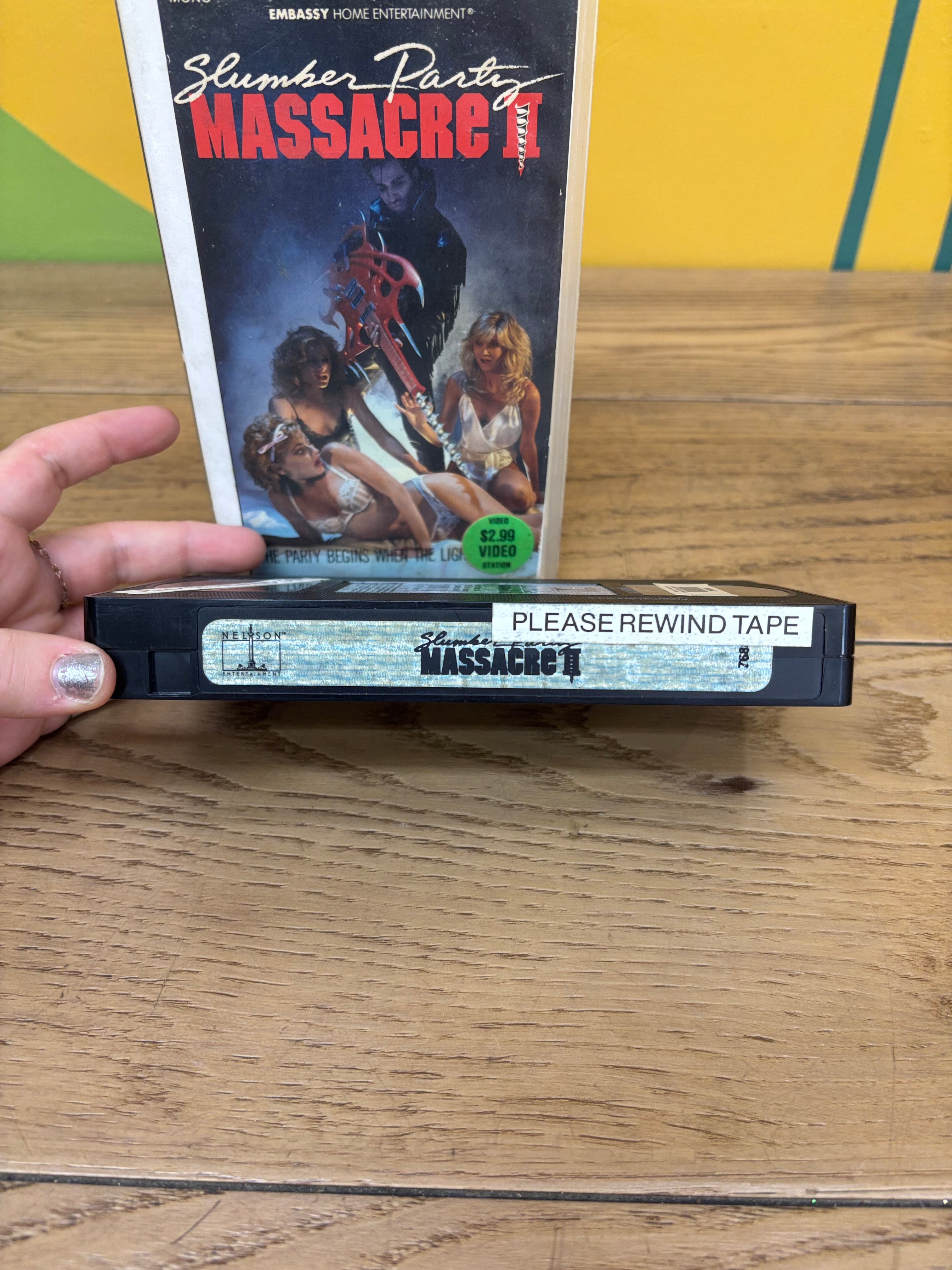 Slumber Party Massacre II VHS