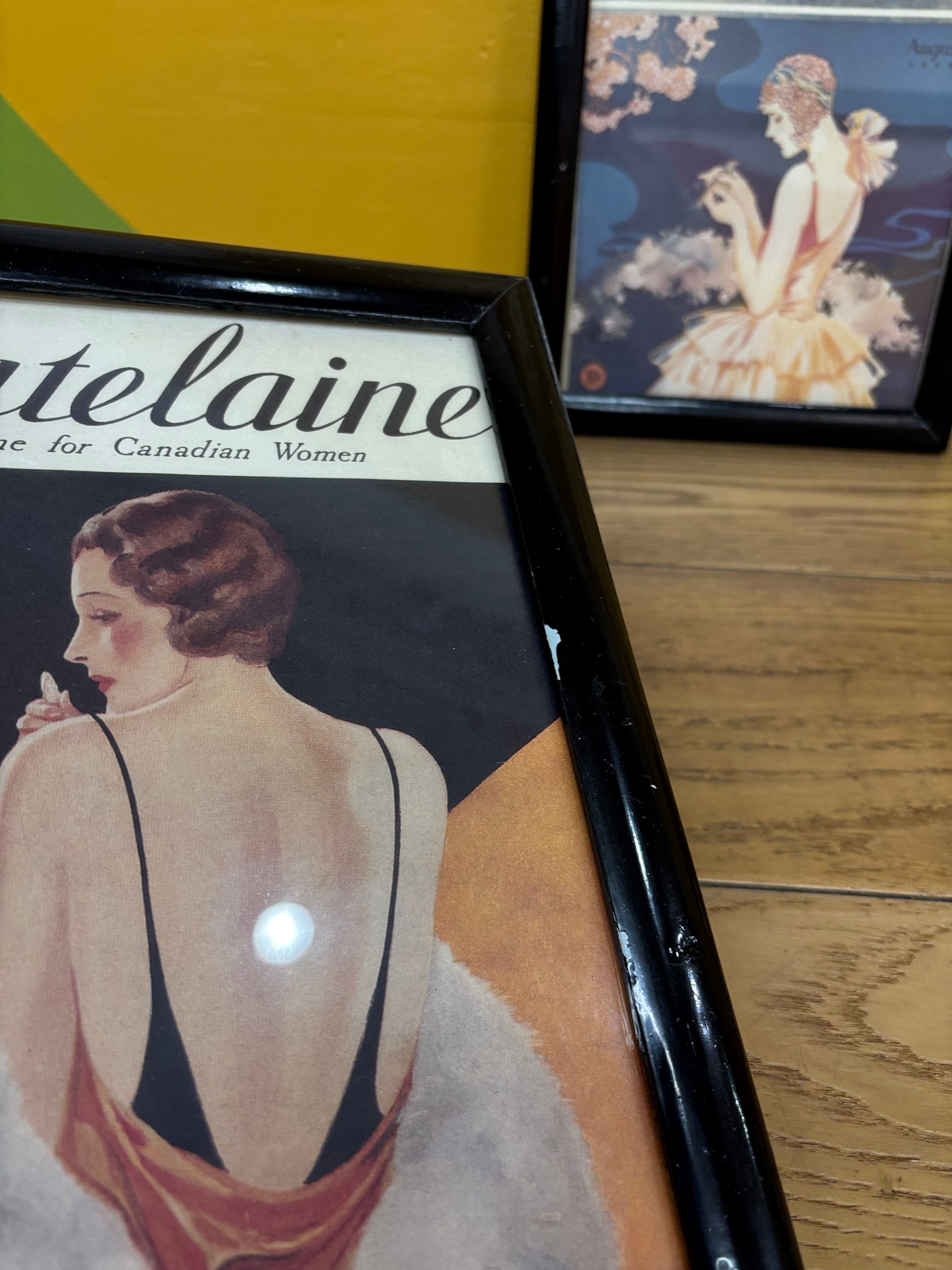(2) Chatelaine Magazine Cover Prints