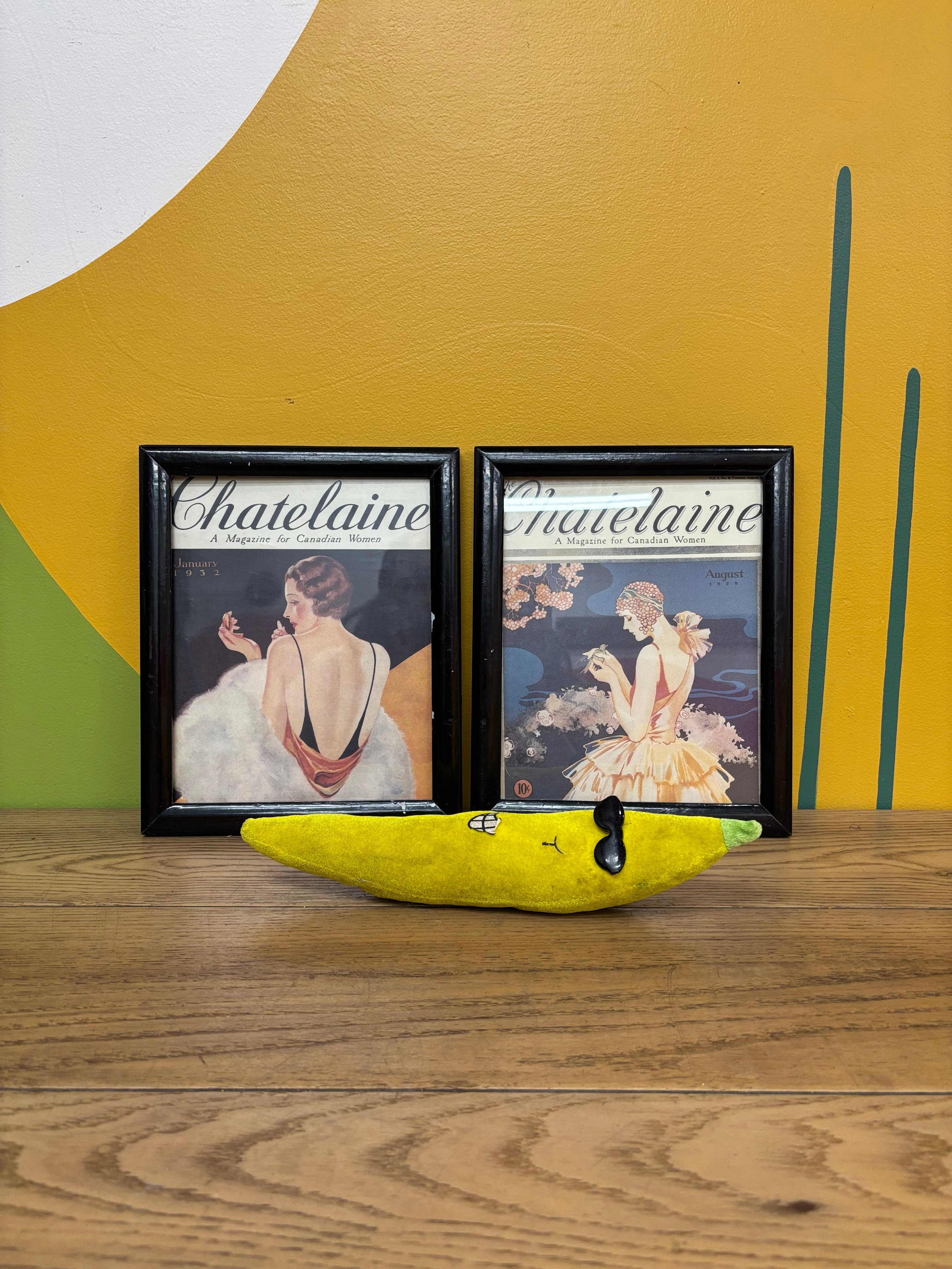 (2) Chatelaine Magazine Cover Prints