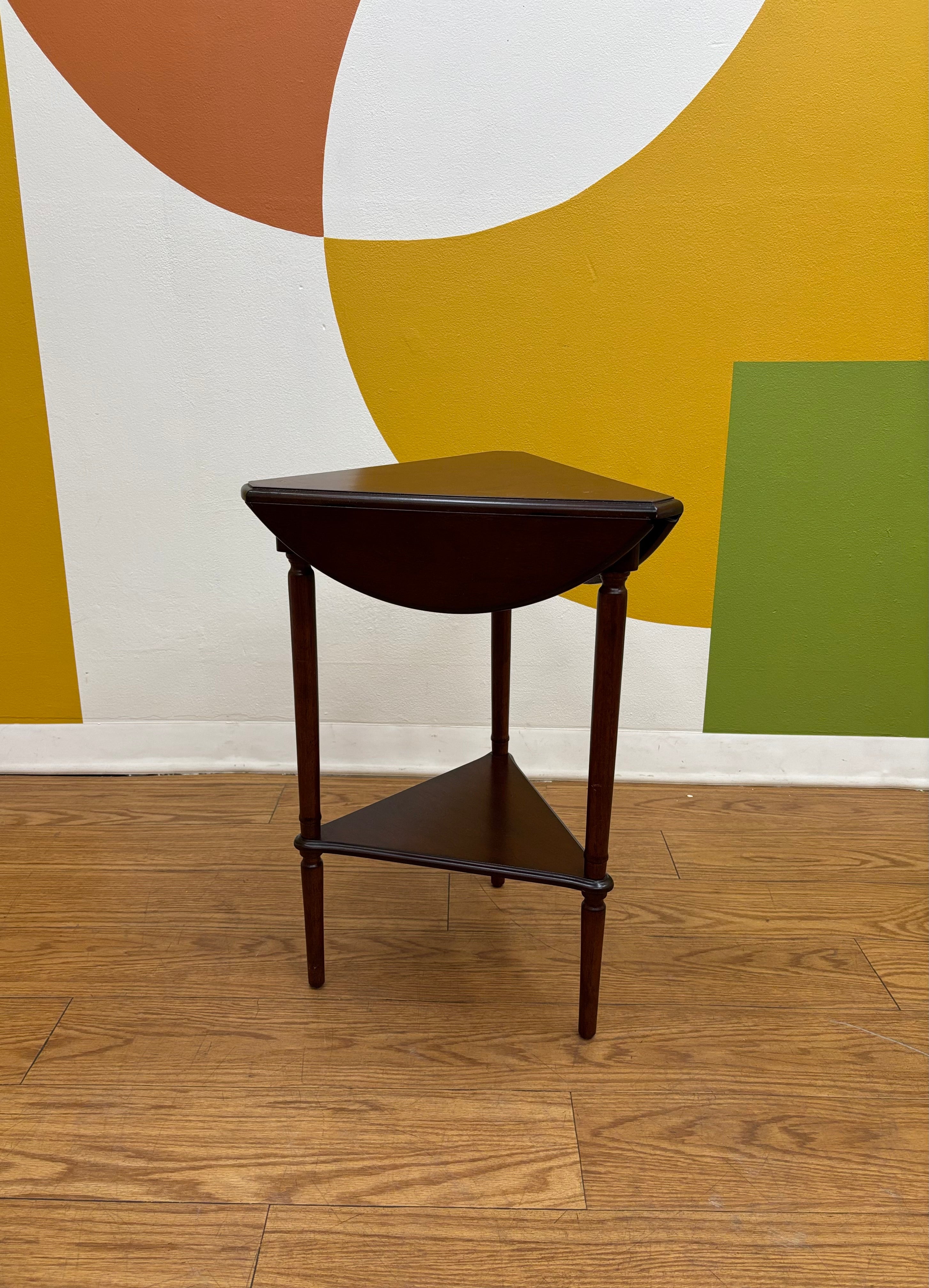 Triple Drop Leaf Folding Side Table (Bombay)