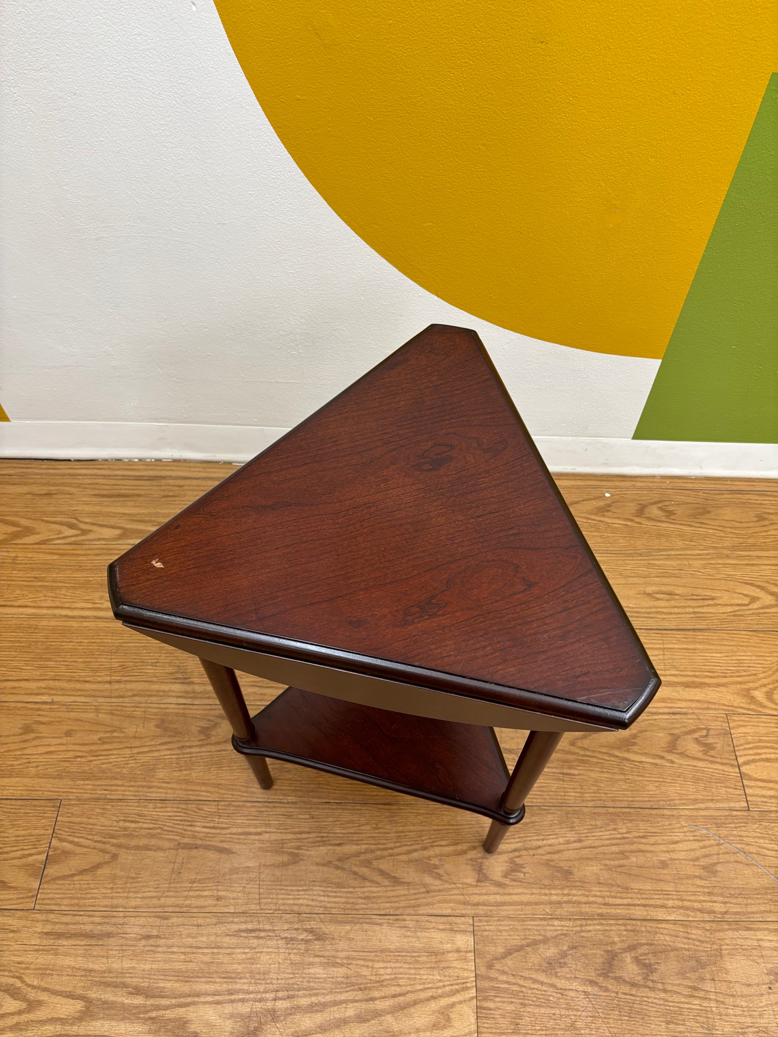 Triple Drop Leaf Folding Side Table (Bombay)