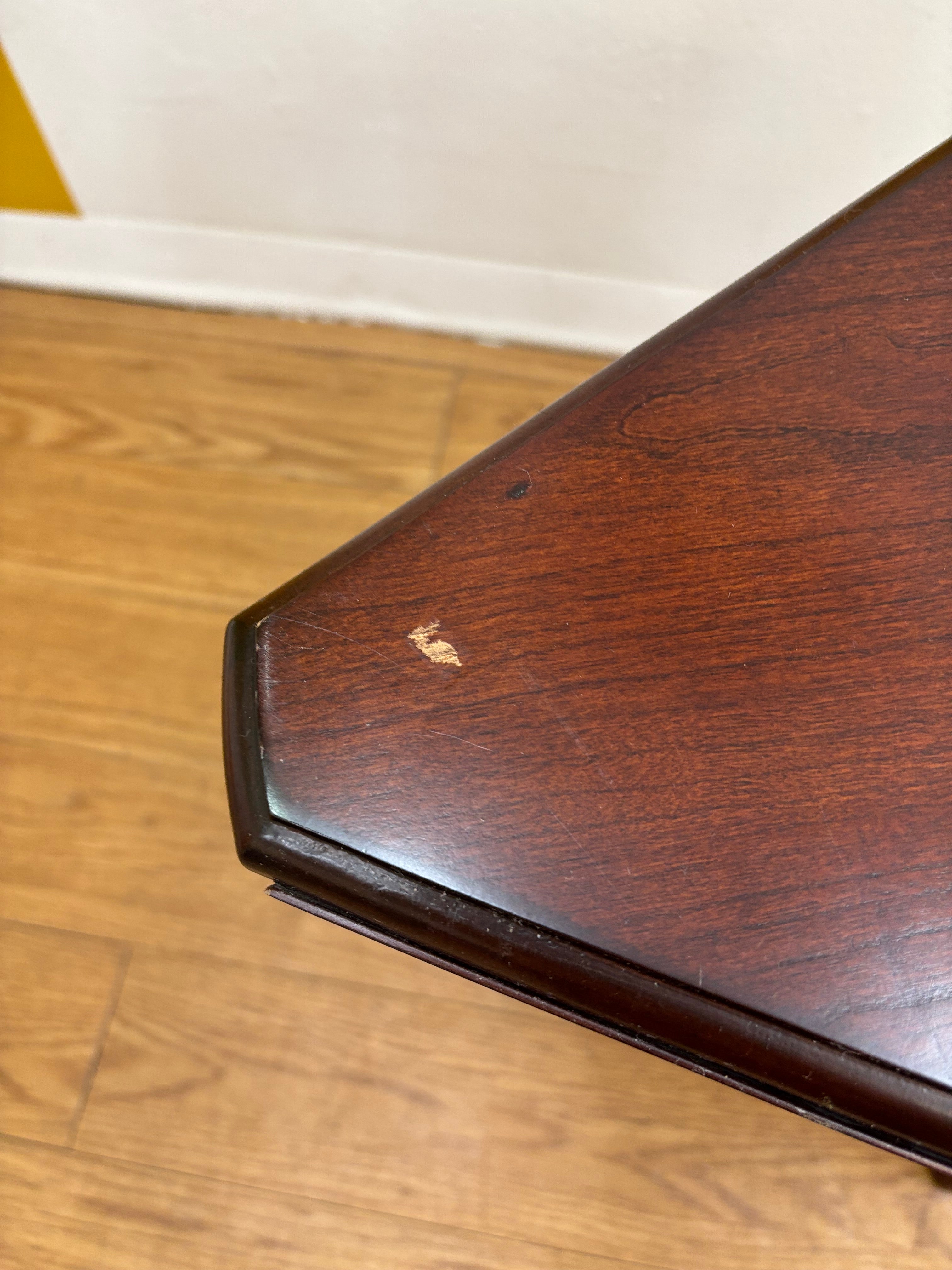 Triple Drop Leaf Folding Side Table (Bombay)