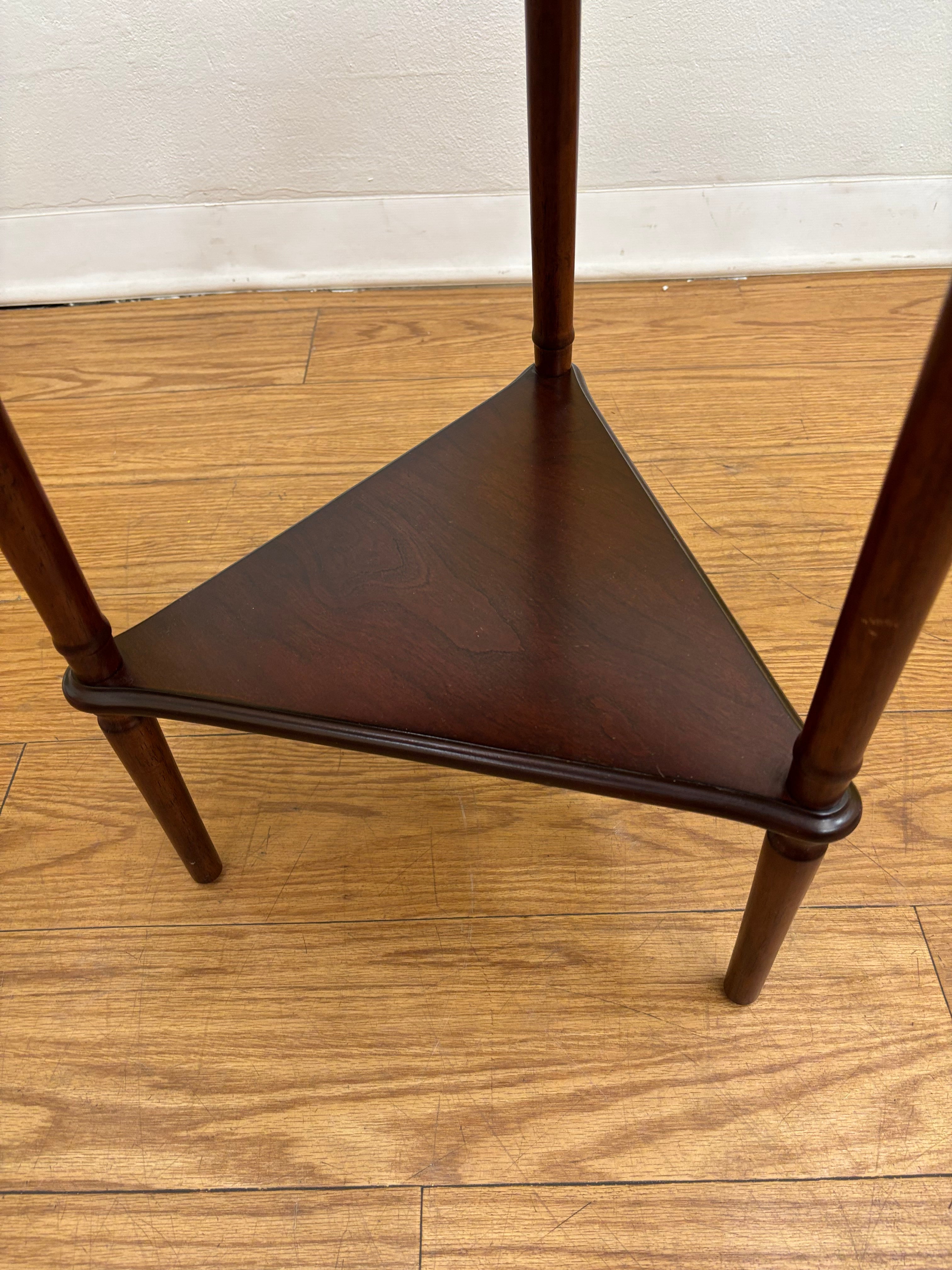 Triple Drop Leaf Folding Side Table (Bombay)